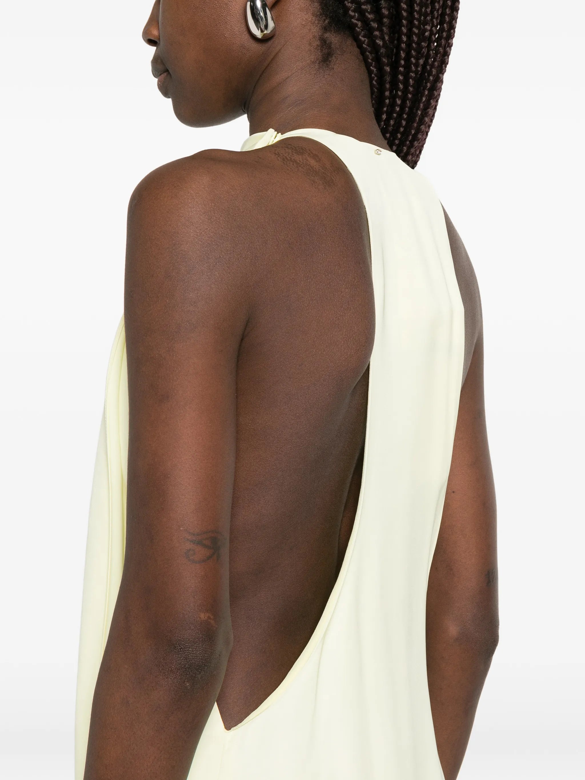 Dolmen asymmetric midi dress