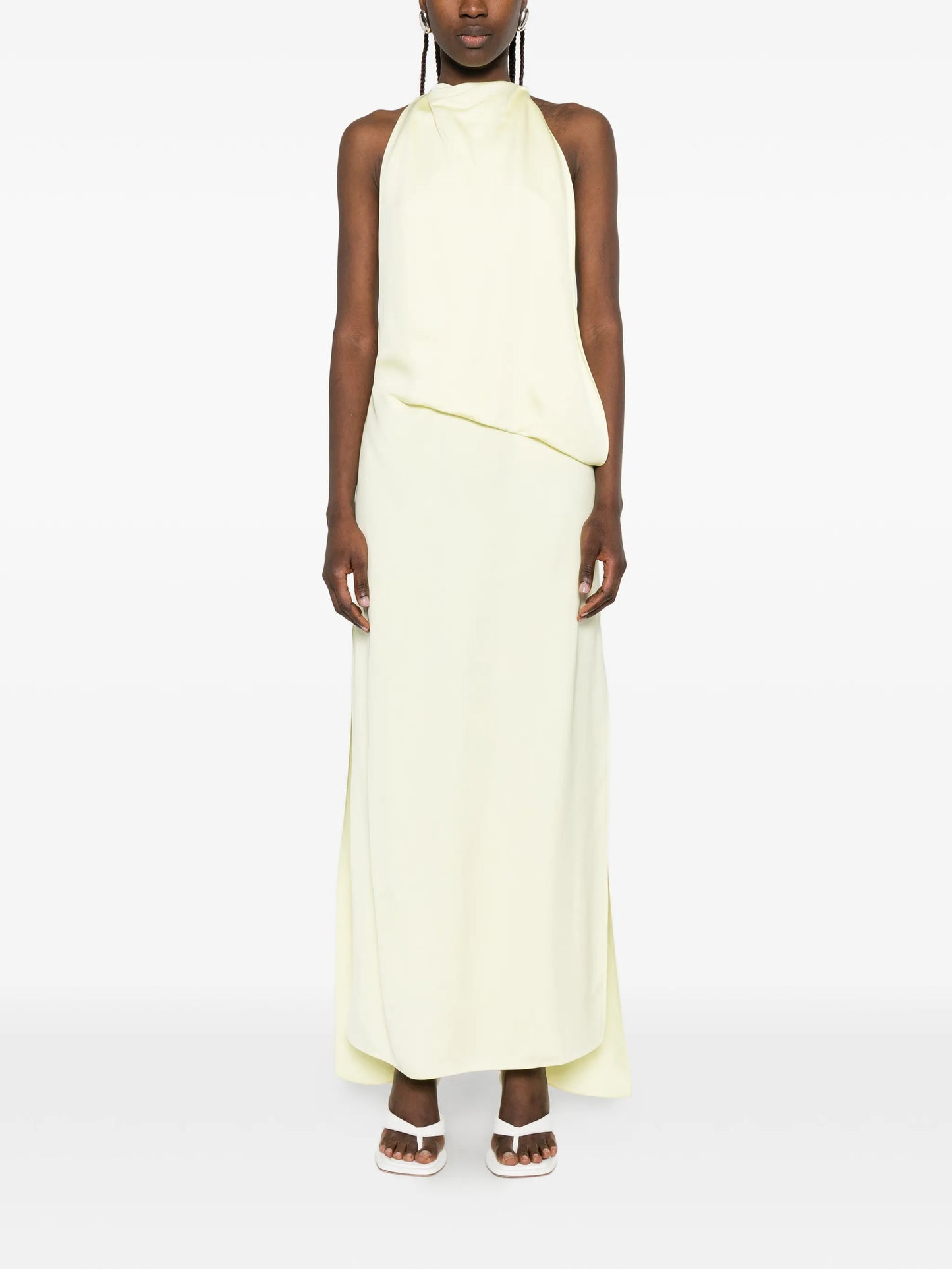 Dolmen asymmetric midi dress
