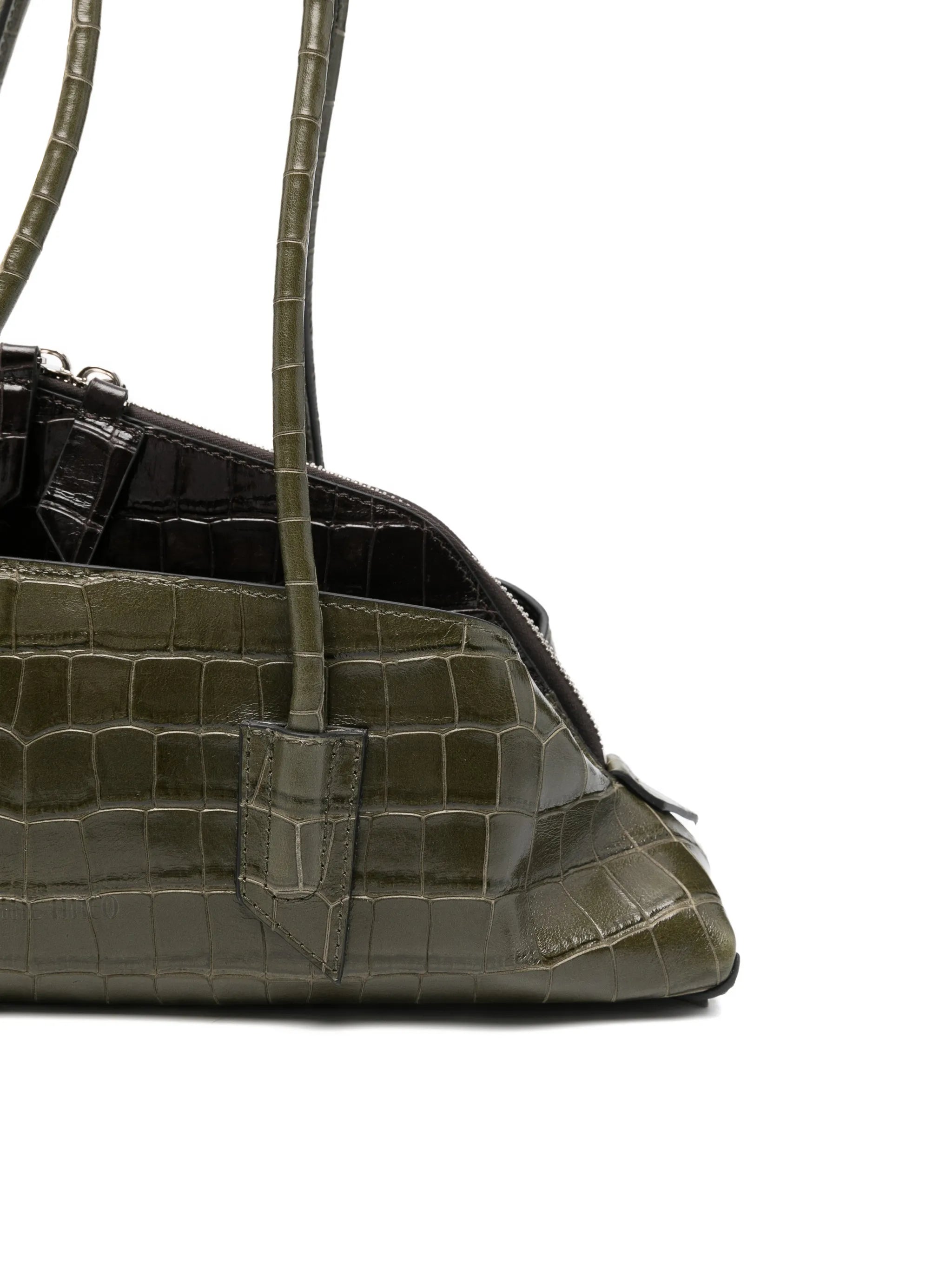 small La Passeggiata crocodile-effect top-handle shoulder bag