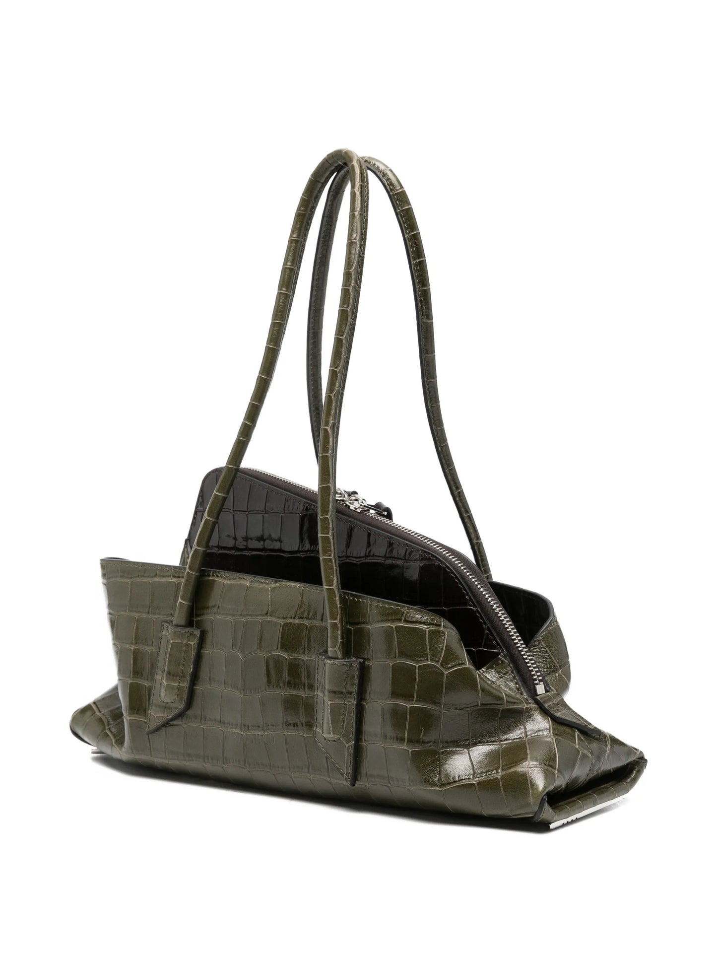 small La Passeggiata crocodile-effect top-handle shoulder bag
