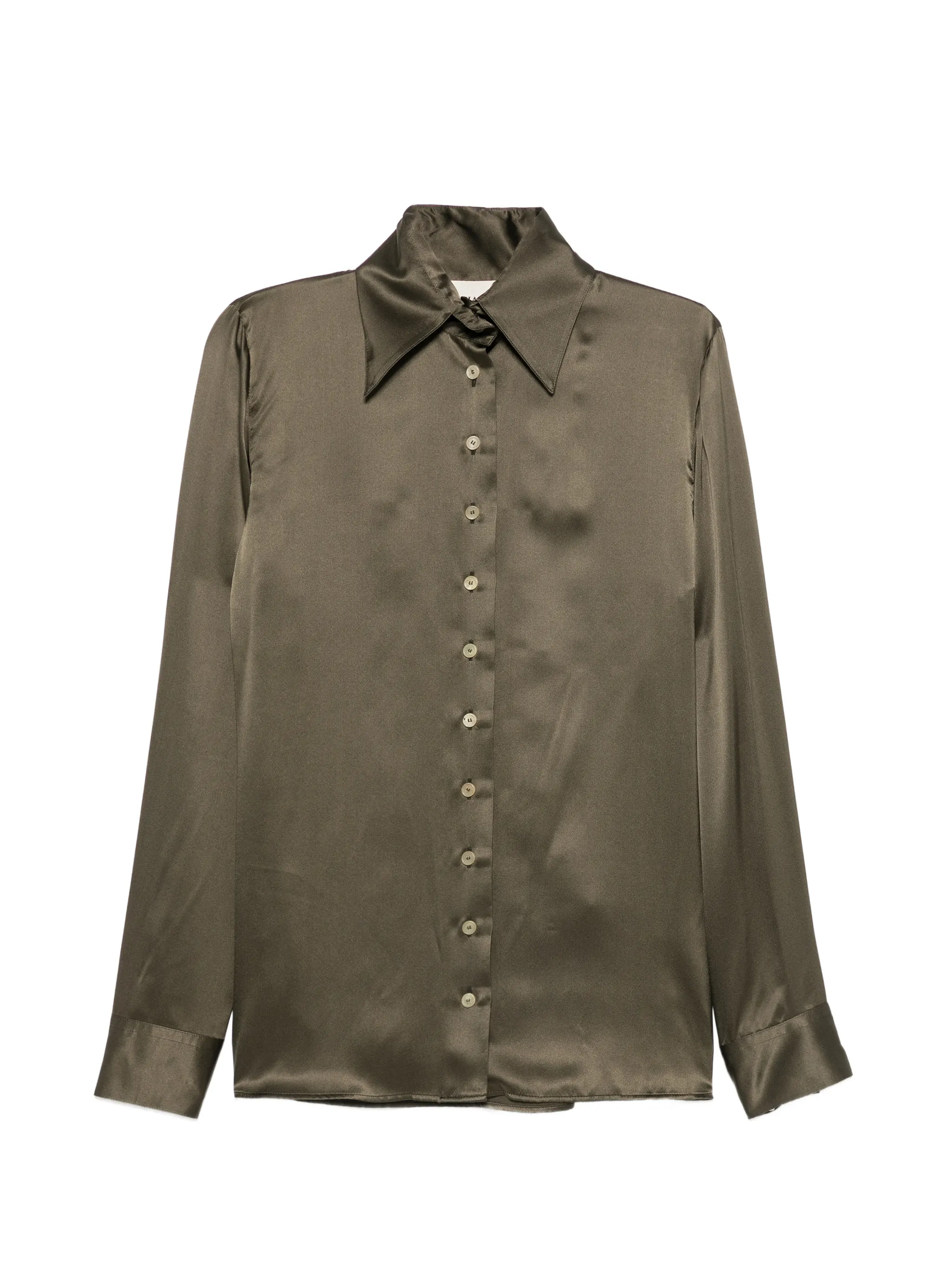 washed silk shirt