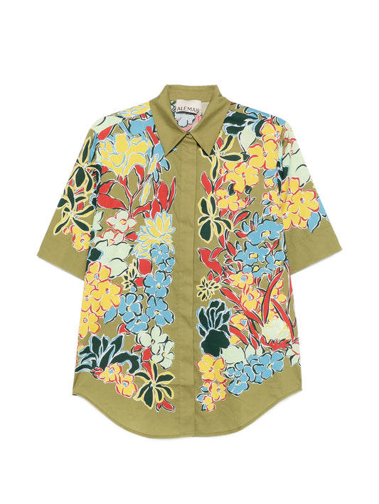 Solstice floral-print shirt