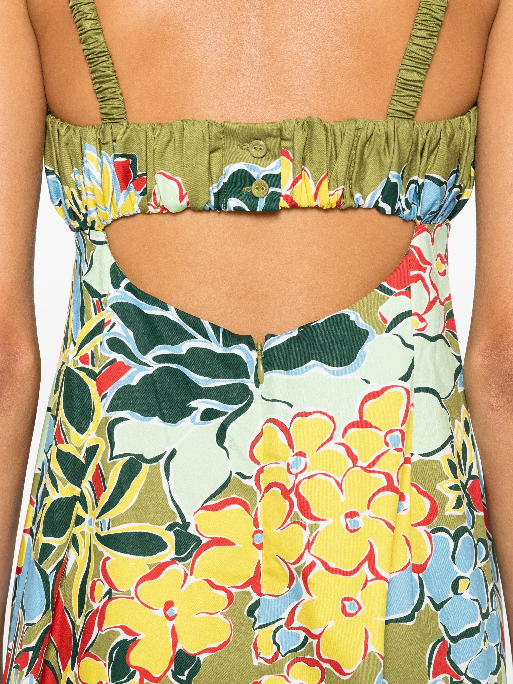 Solstice floral-print midi dress
