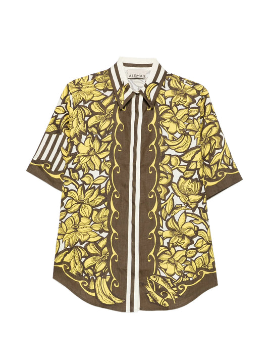 Mona floral-print shirt