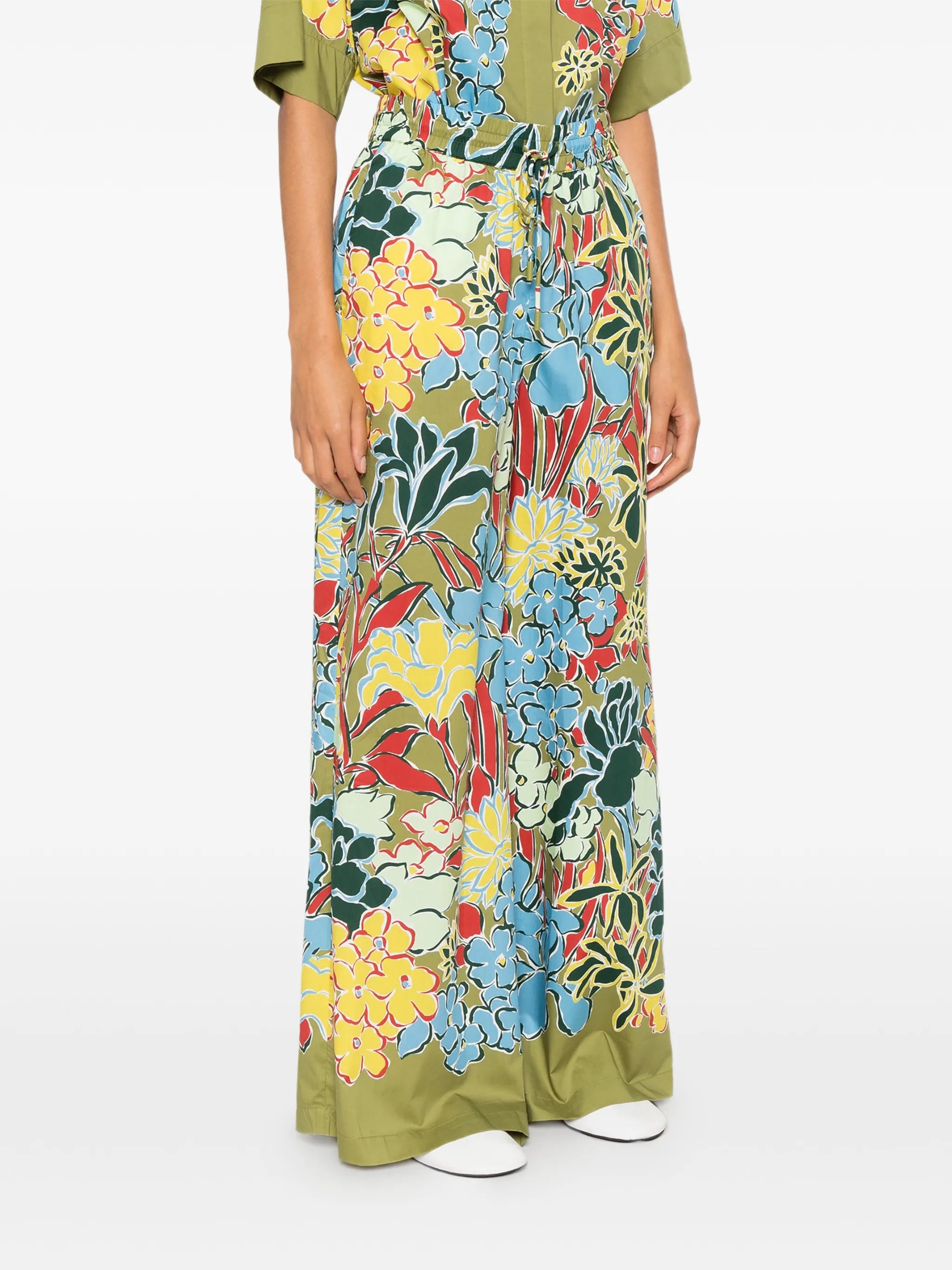 Solstice floral-print palazzo pants
