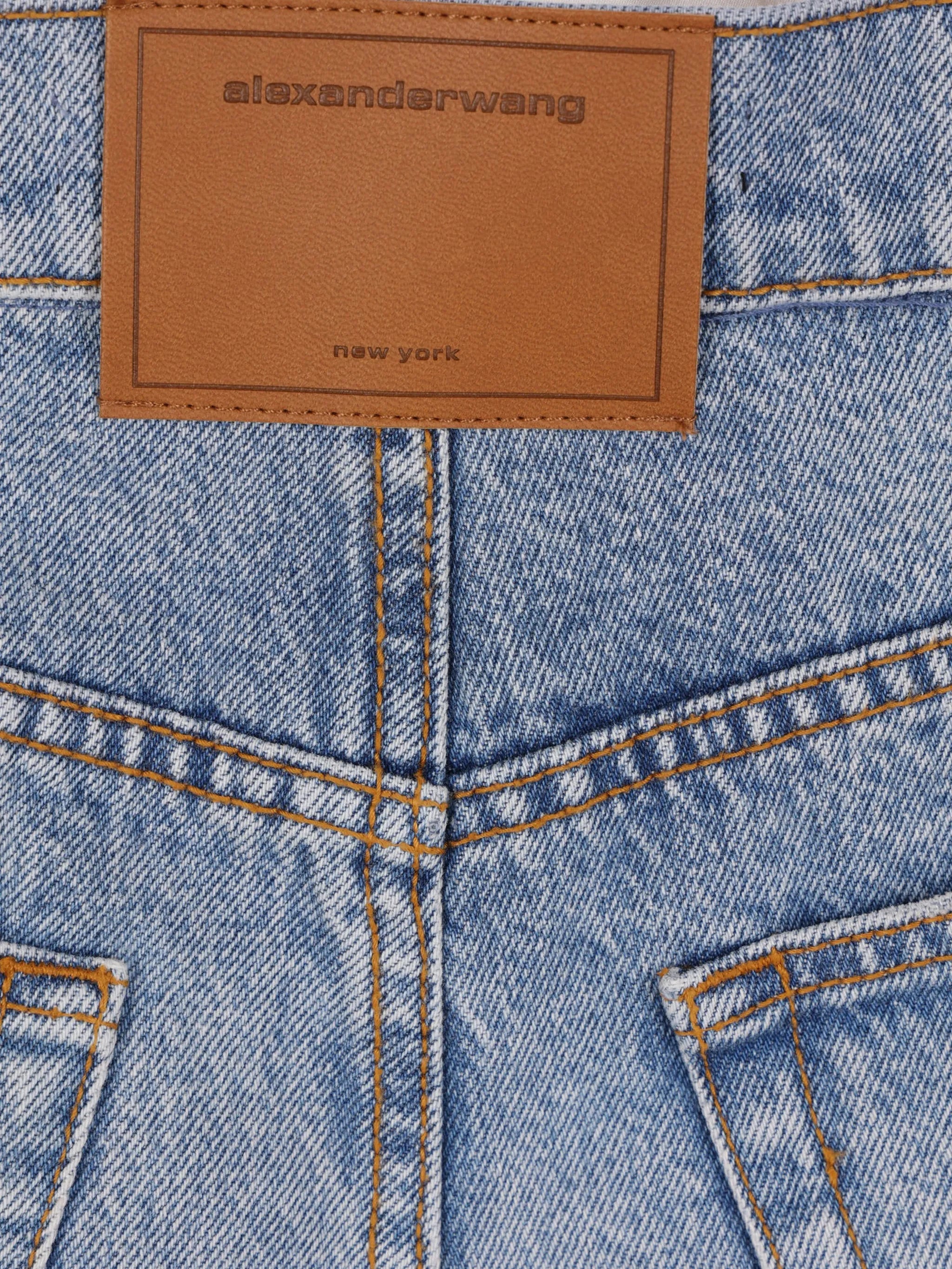denim shorts