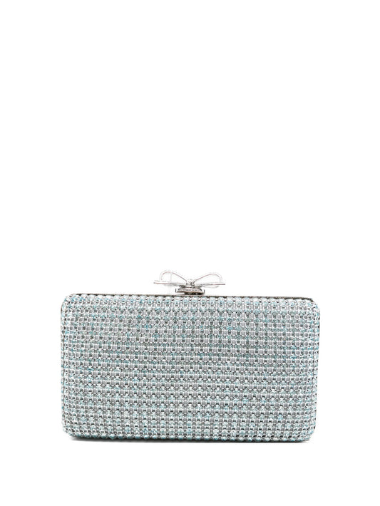 crystal-embellished clutch bag