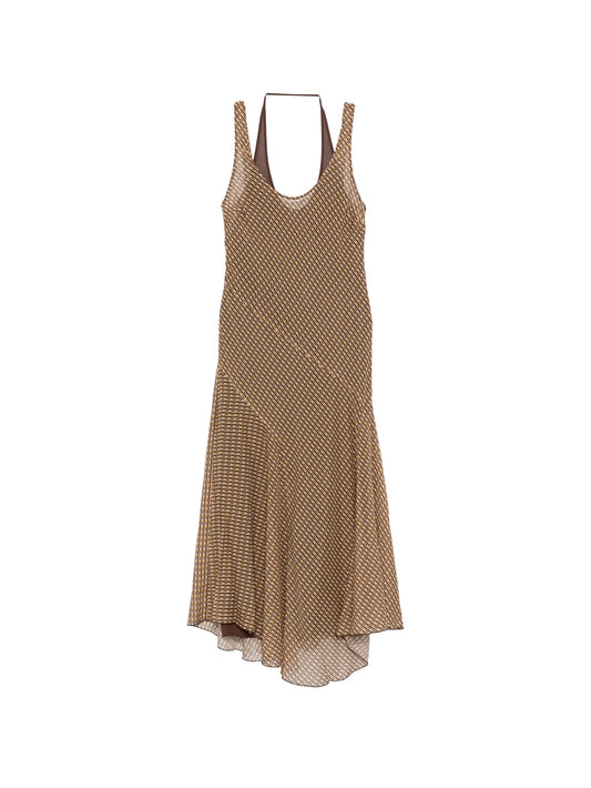 Cooper layered midi dress
