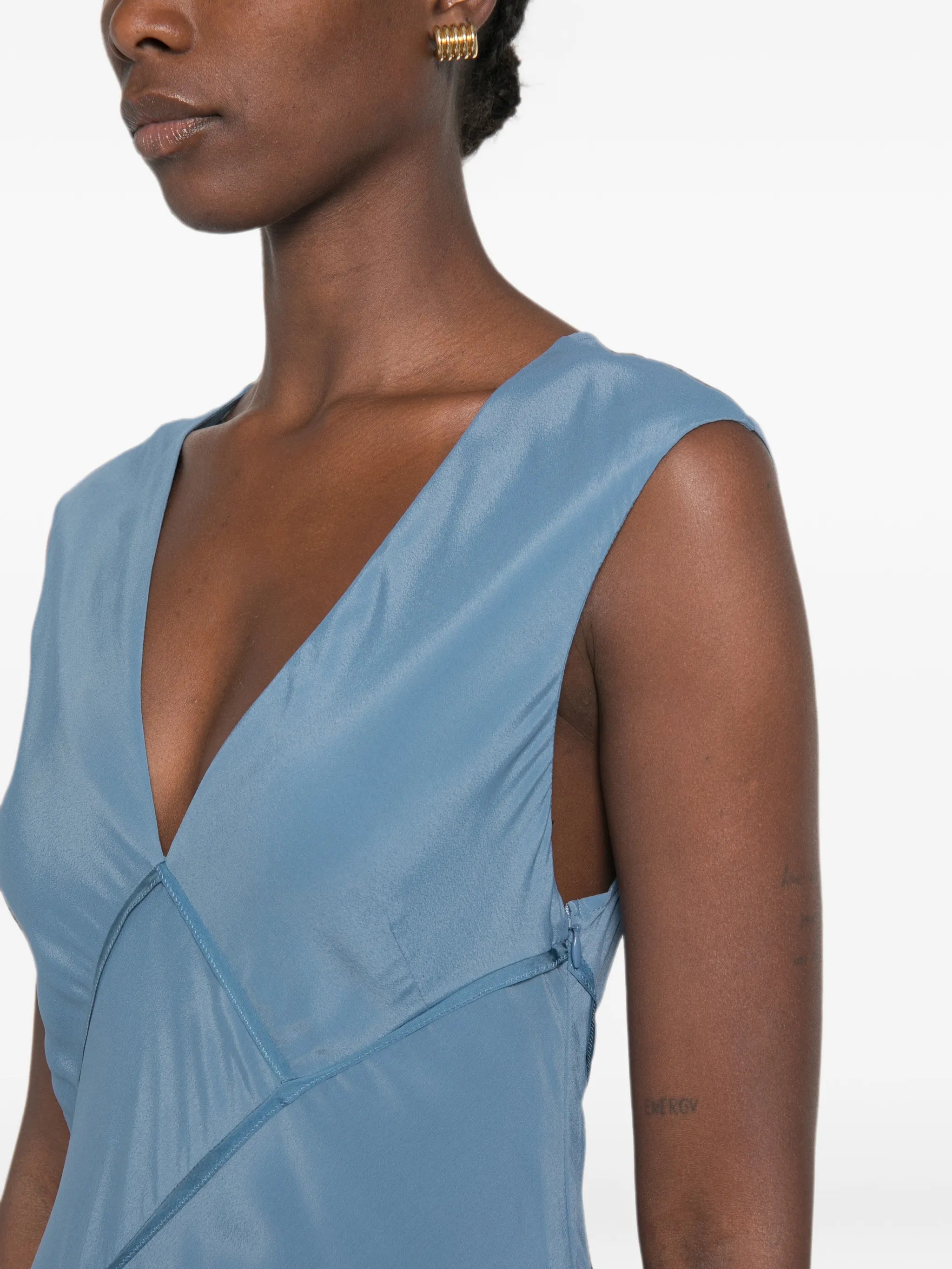 Elin panelled gown