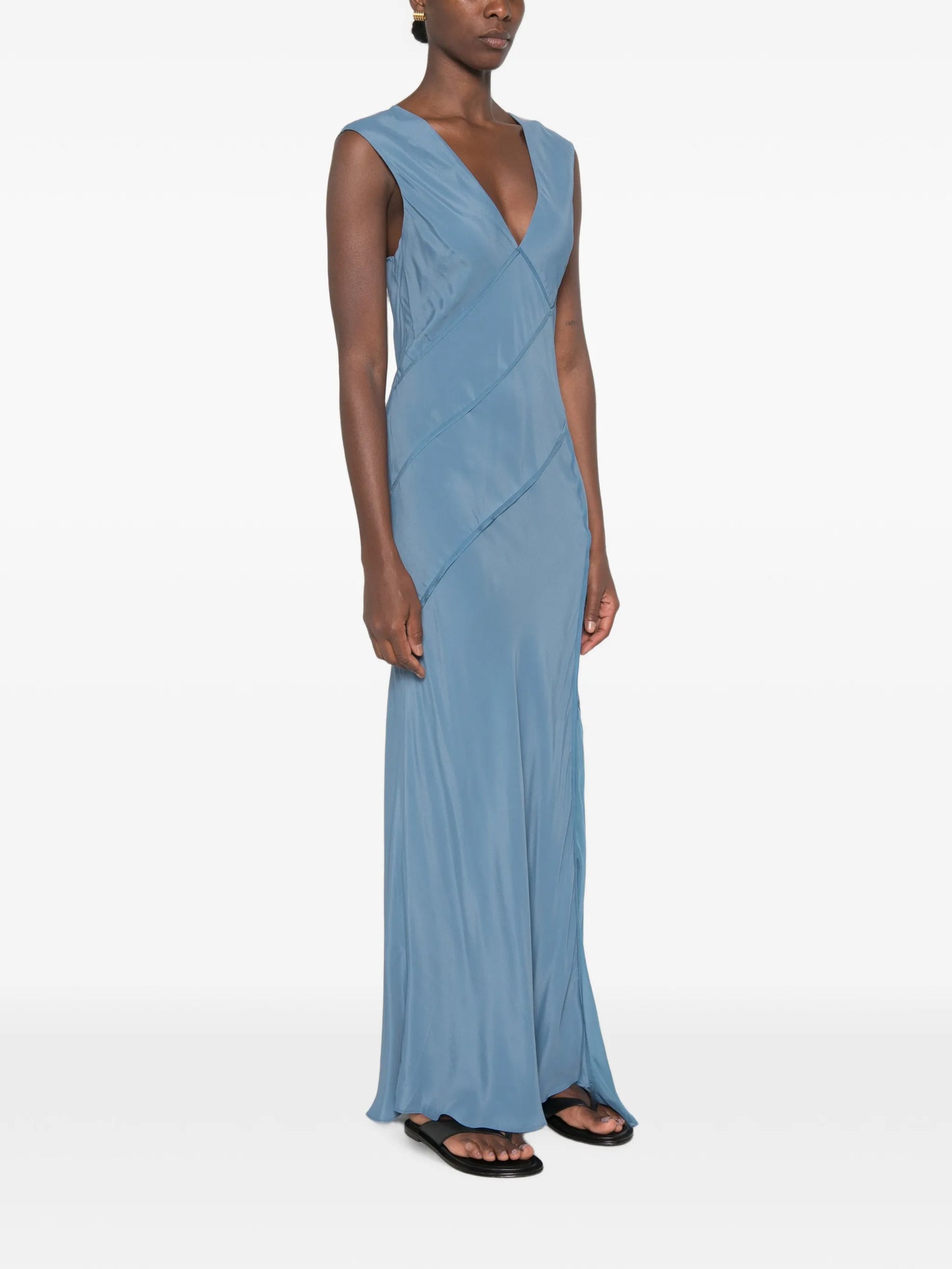 Elin panelled gown