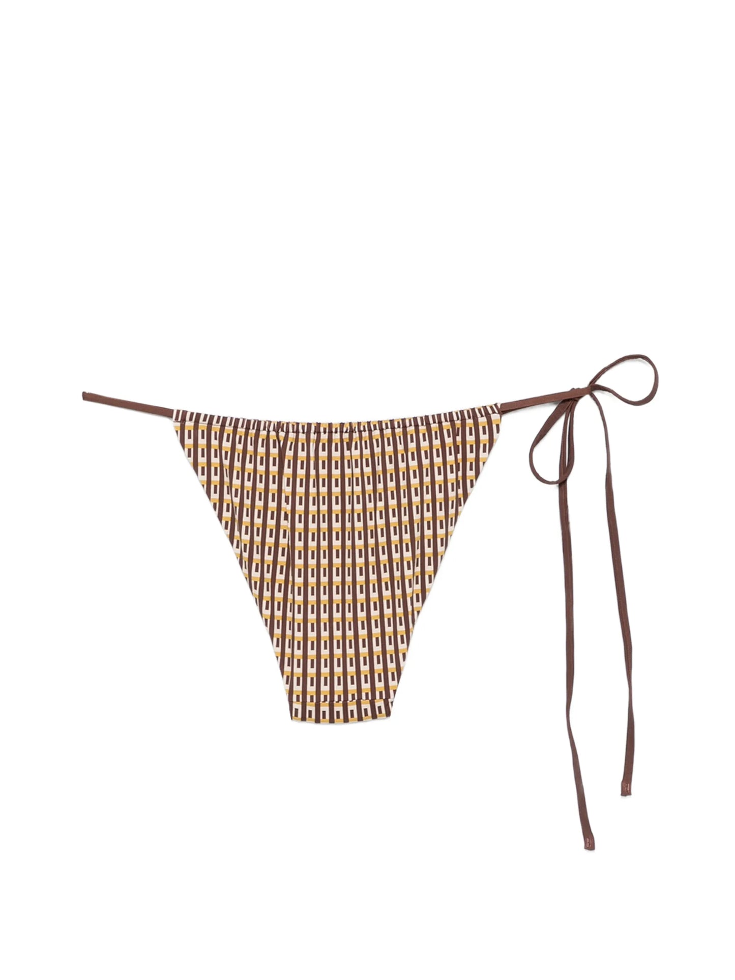 geometric-print bikini bottoms