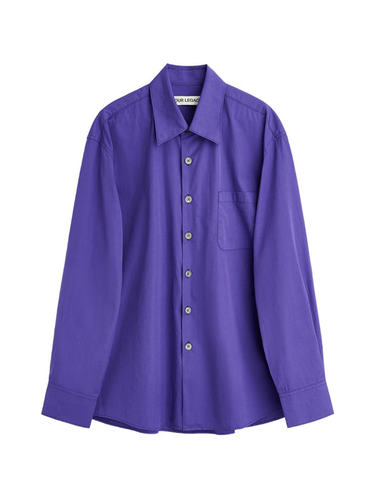 pocket poplin shirt
