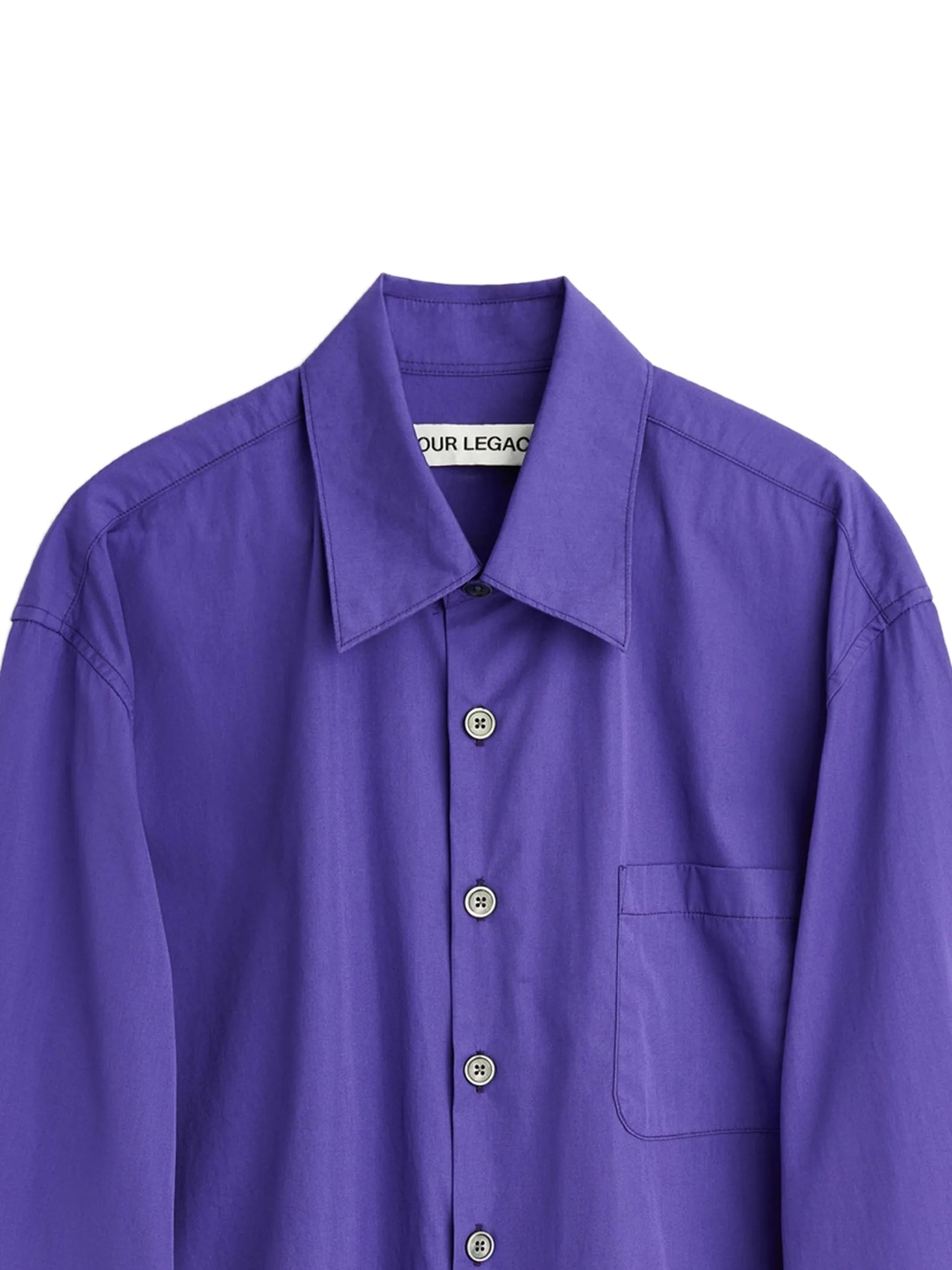 pocket poplin shirt