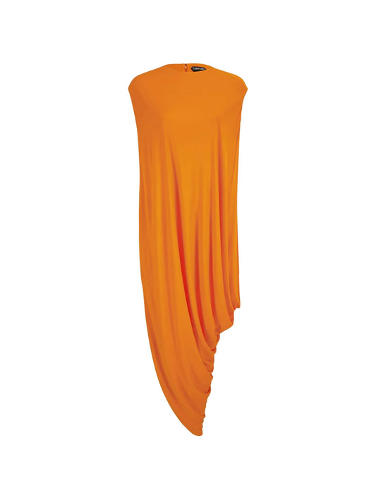 draped sleeveless top