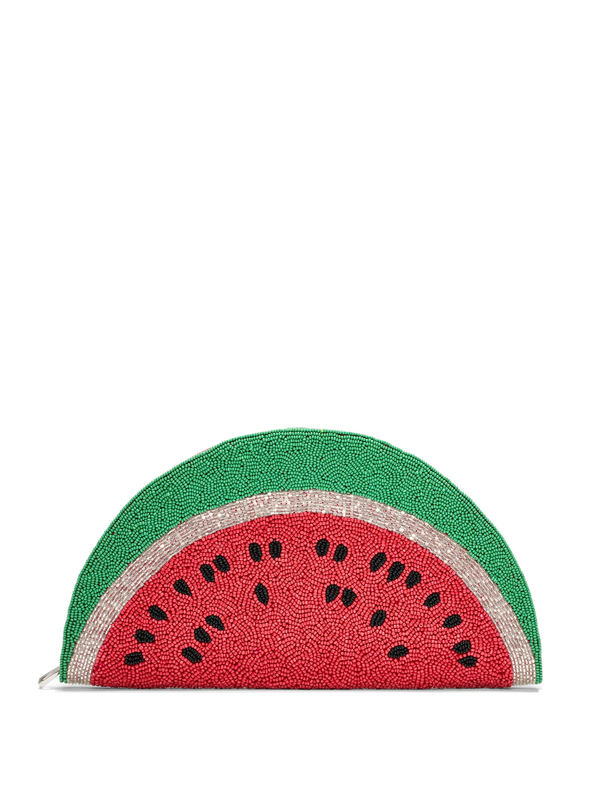 beaded Lune clutch