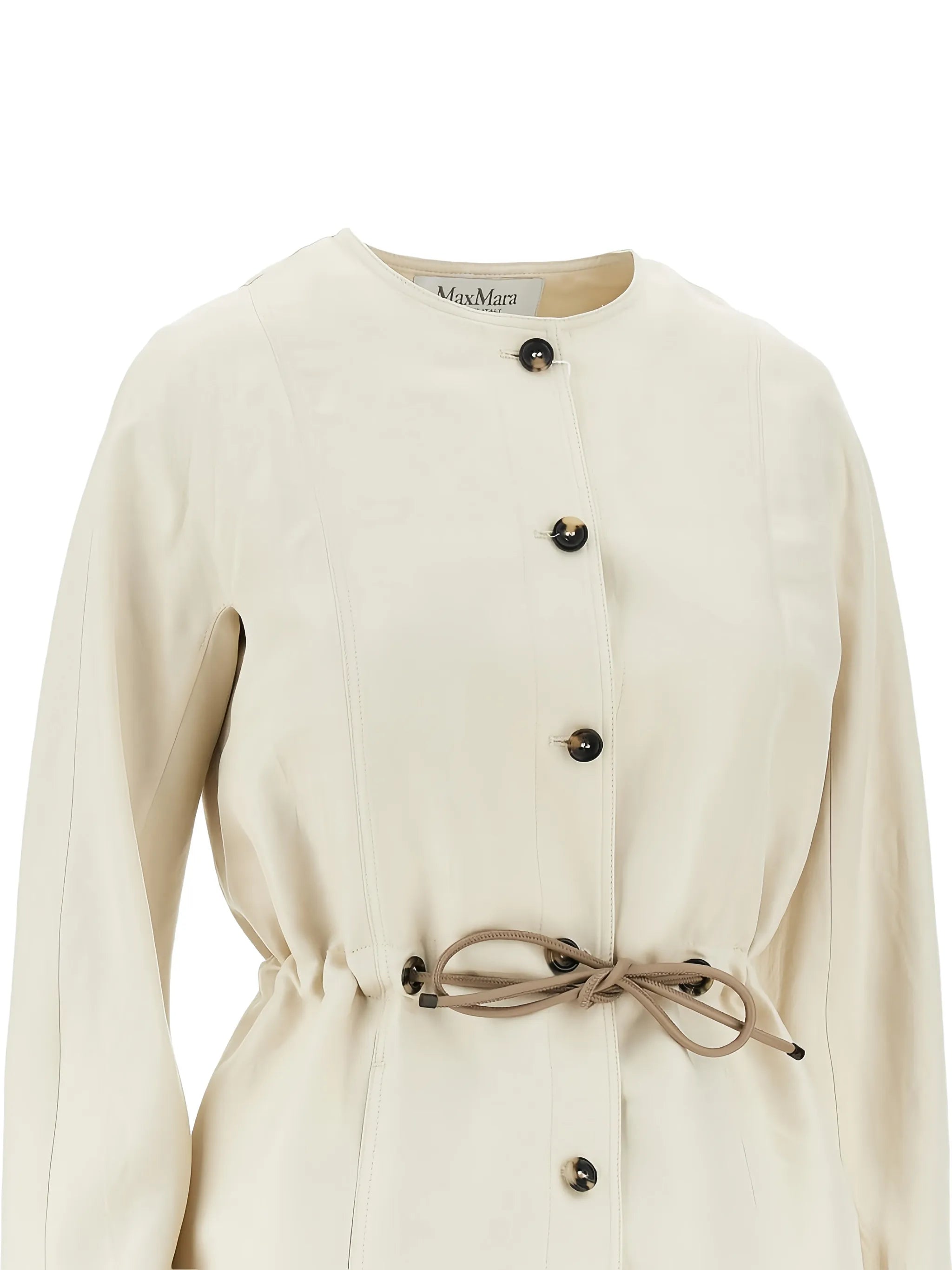 button drawstring jacket