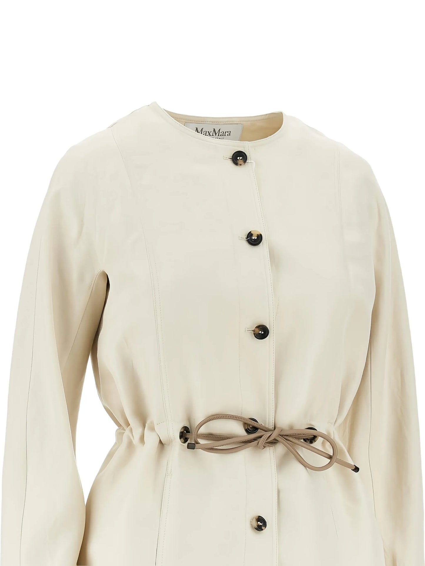button drawstring jacket