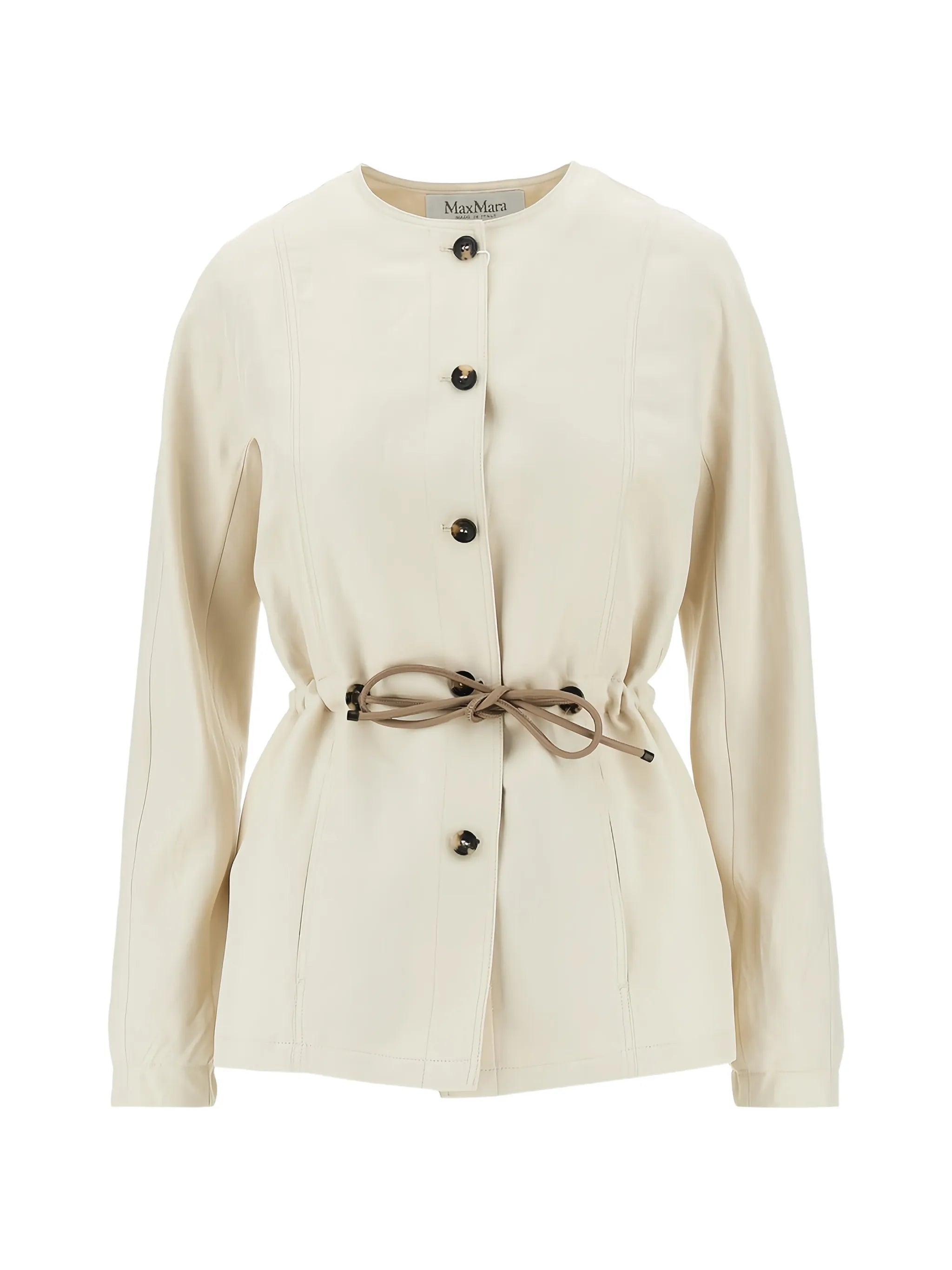 button drawstring jacket