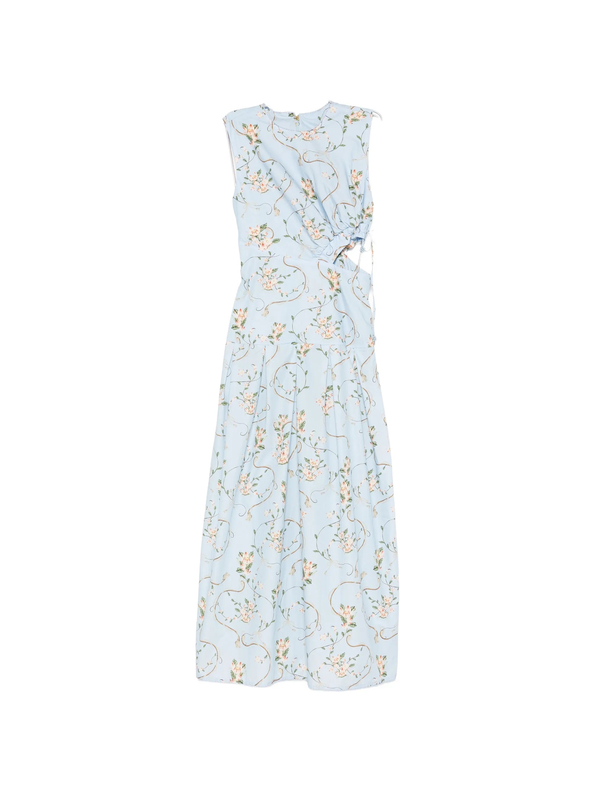 Otono floral-print cut-out maxi dress