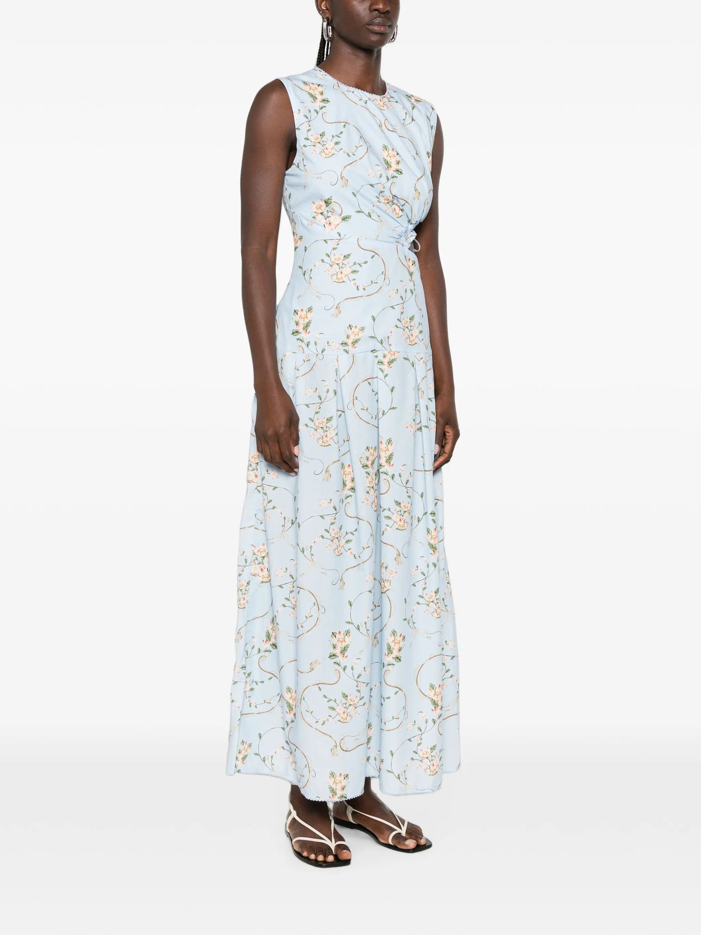 Otono floral-print cut-out maxi dress
