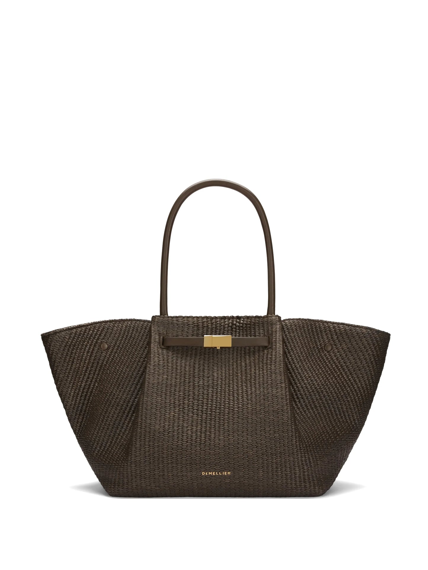 New York raffia tote bag