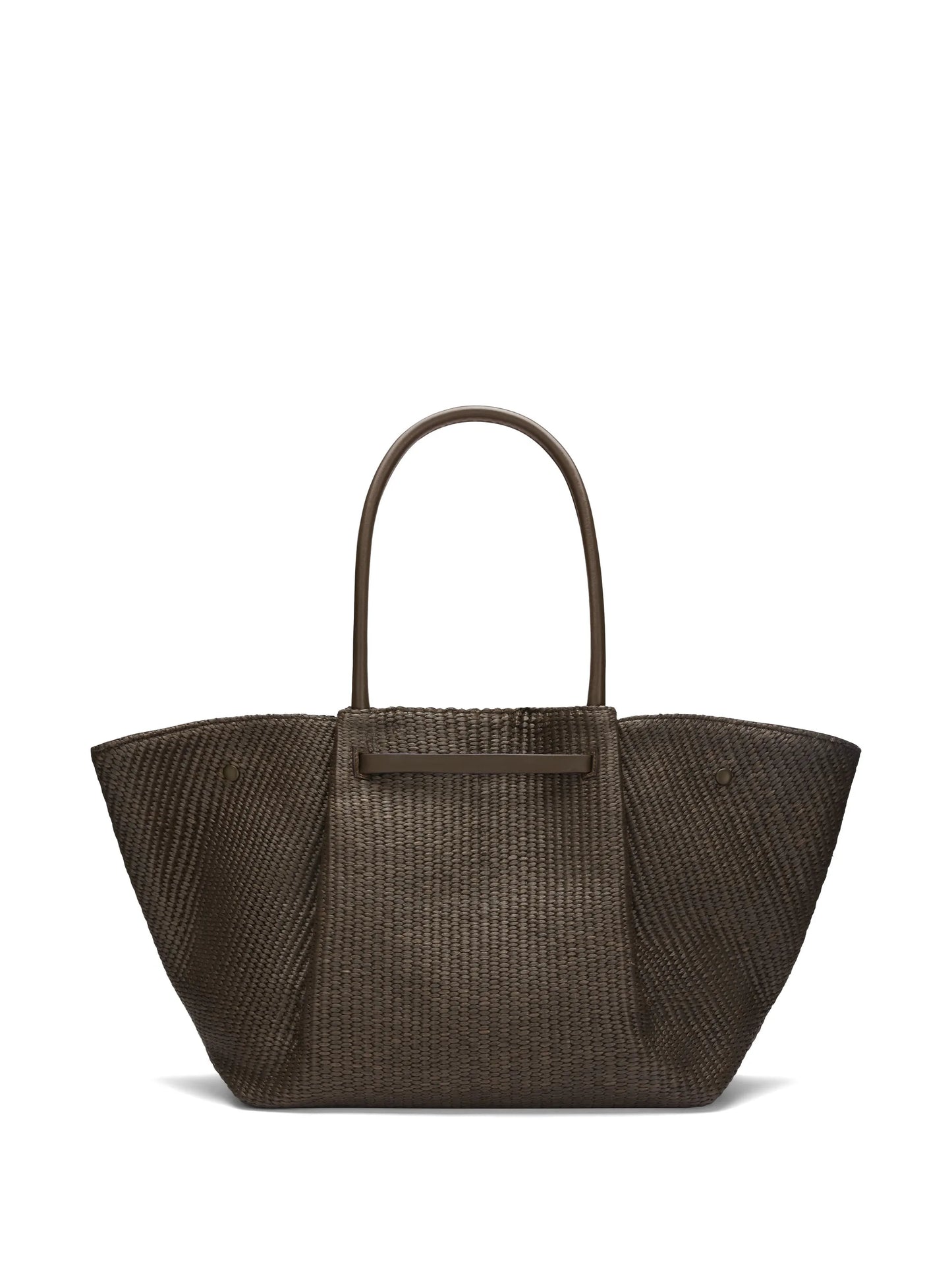 New York raffia tote bag