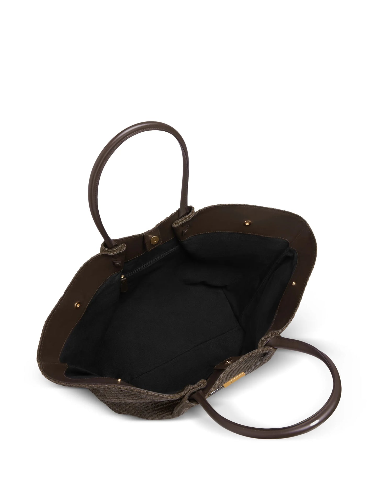 New York raffia tote bag