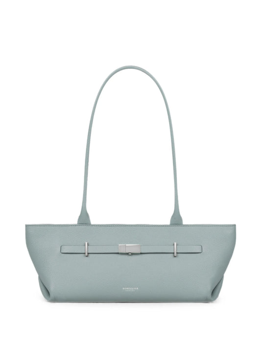 New York grained leather shoulder bag