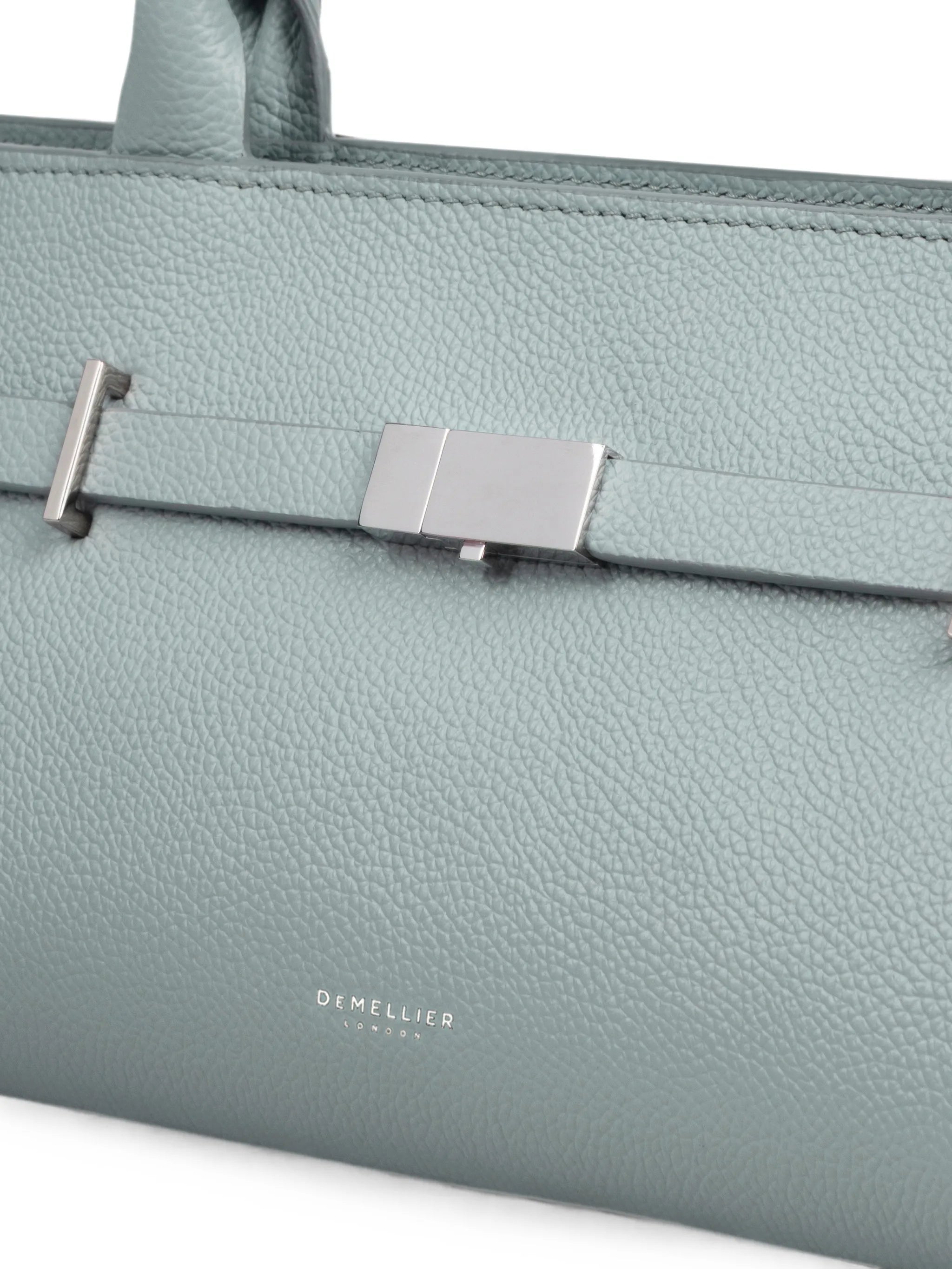 New York grained leather shoulder bag
