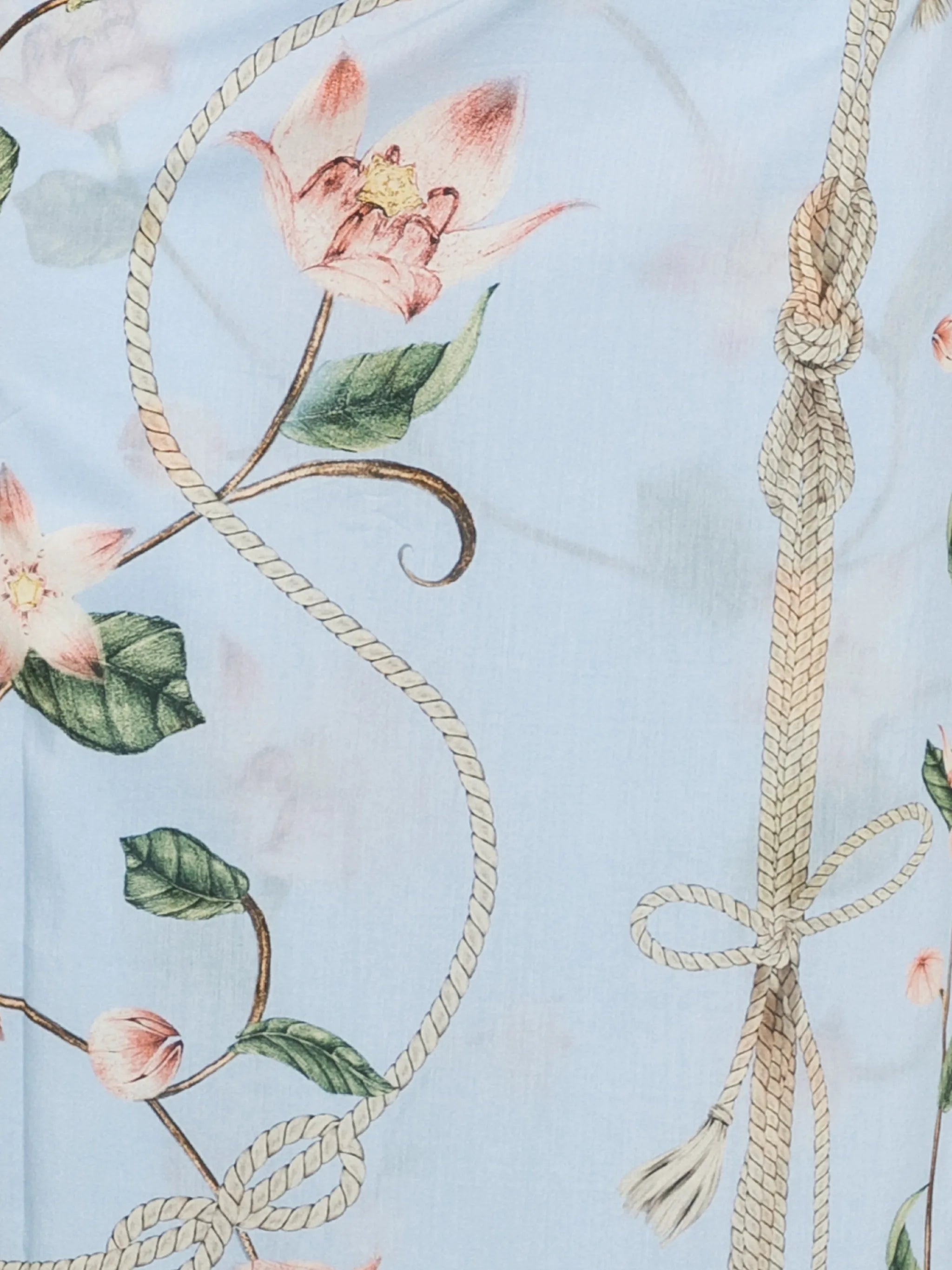 Lavanda floral-print pareo