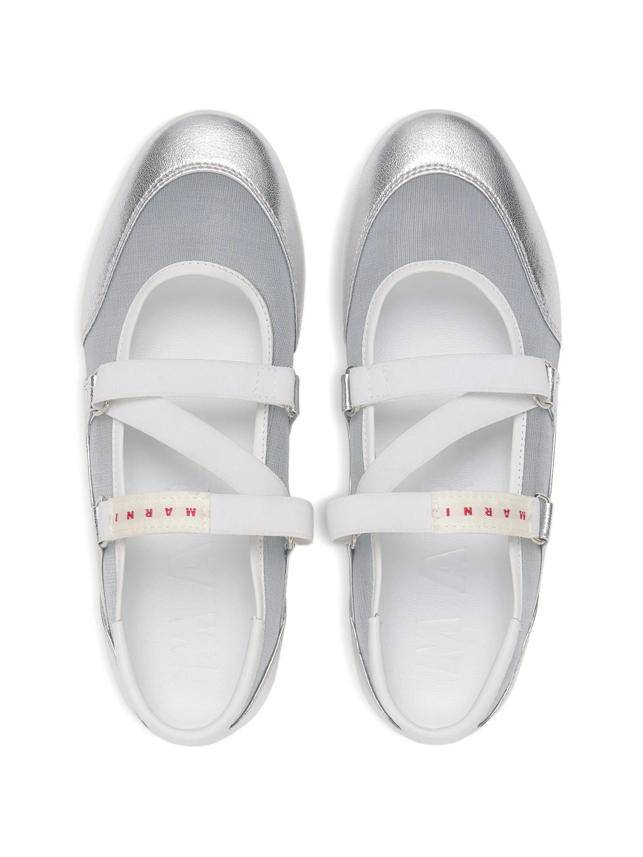 criss-cross strap sneakers