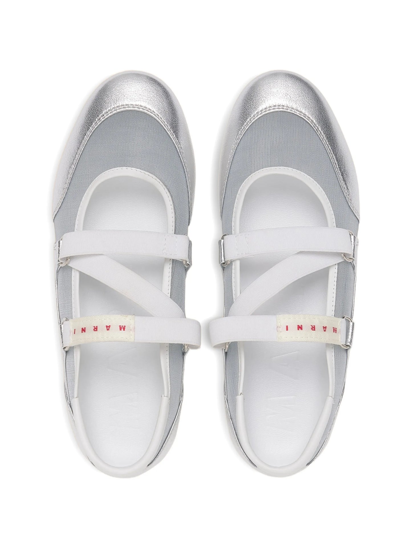criss-cross strap sneakers