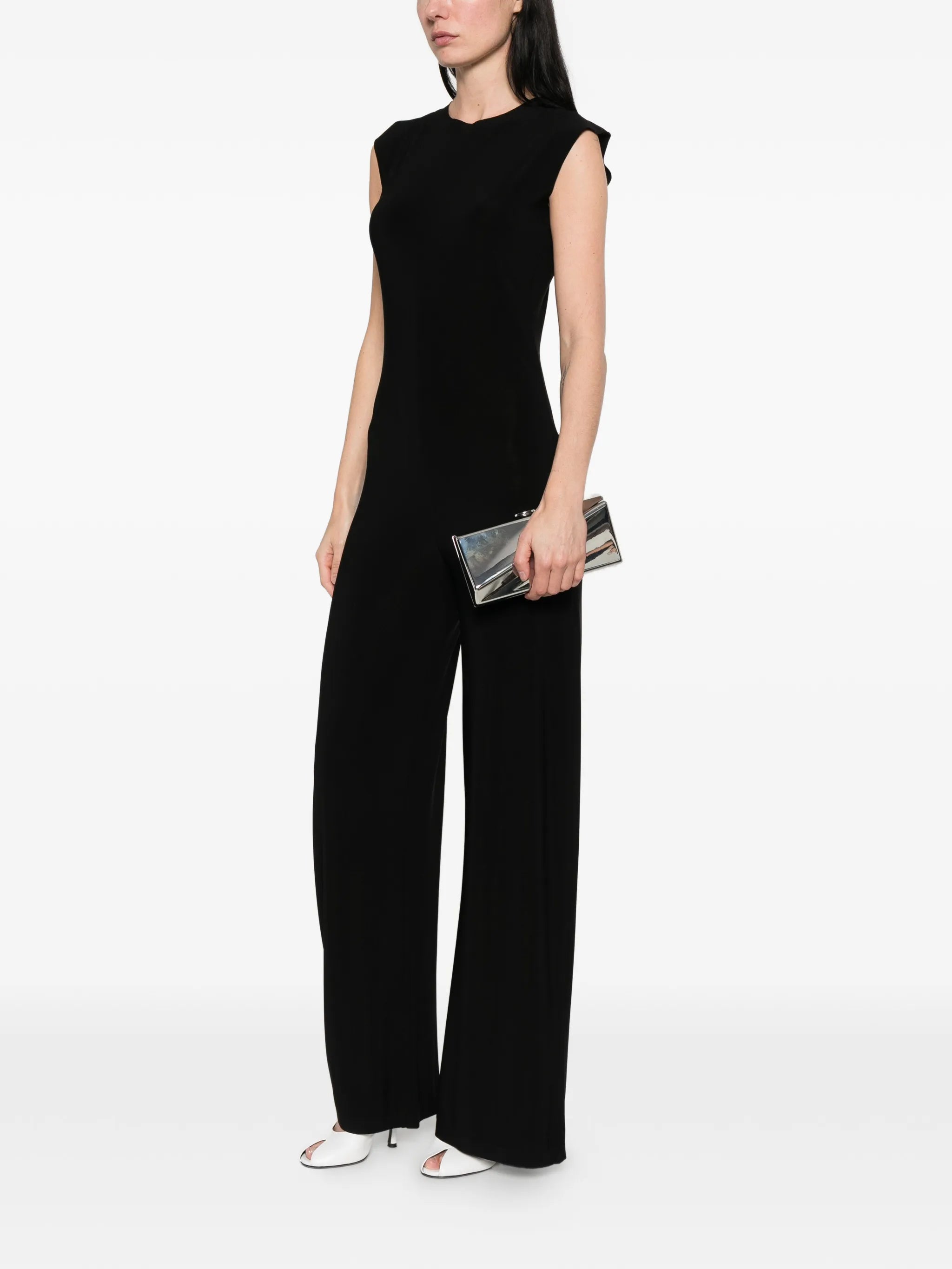 sleeveless jumpsuit
