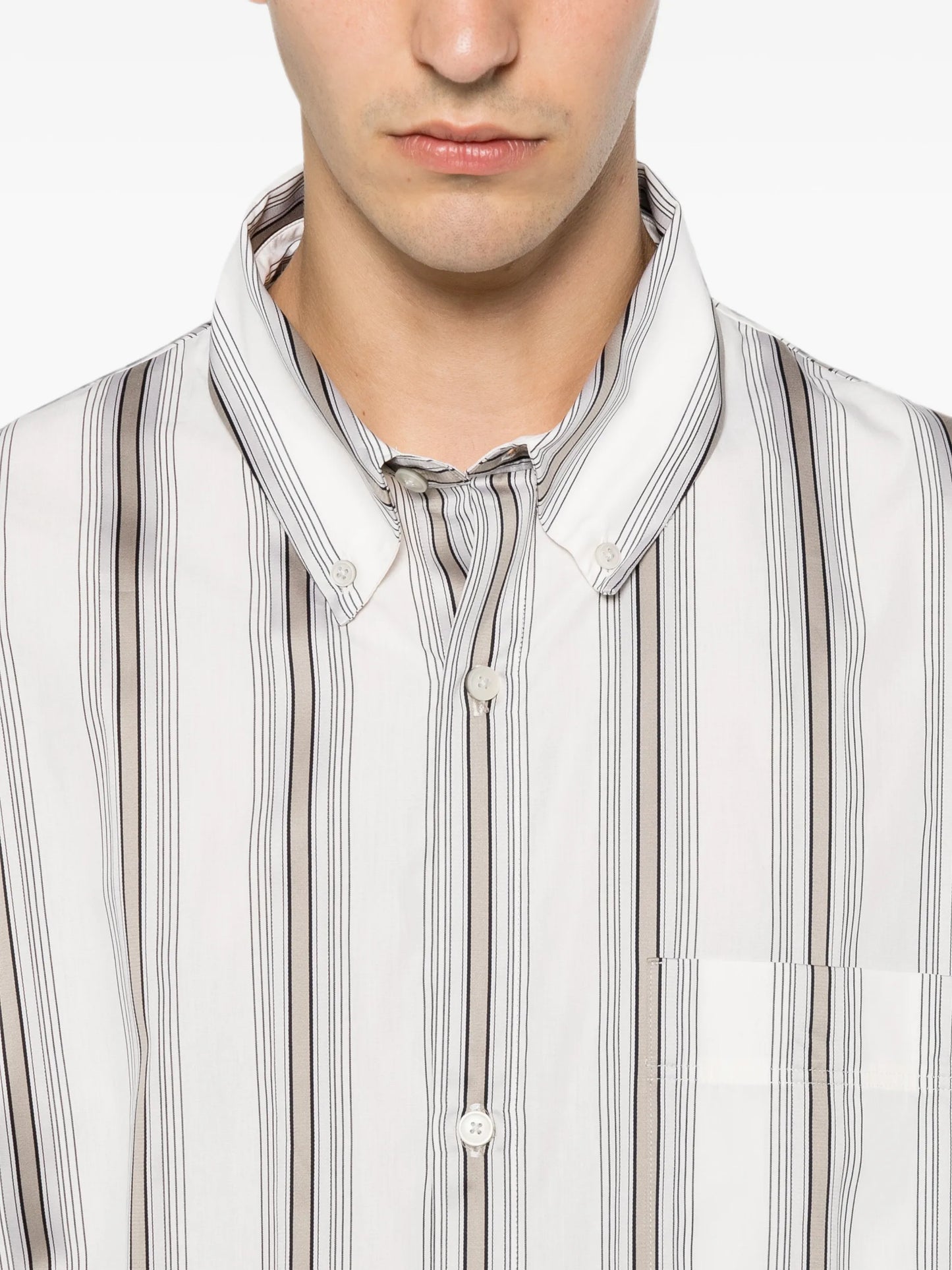 Maza stripe-print shirt