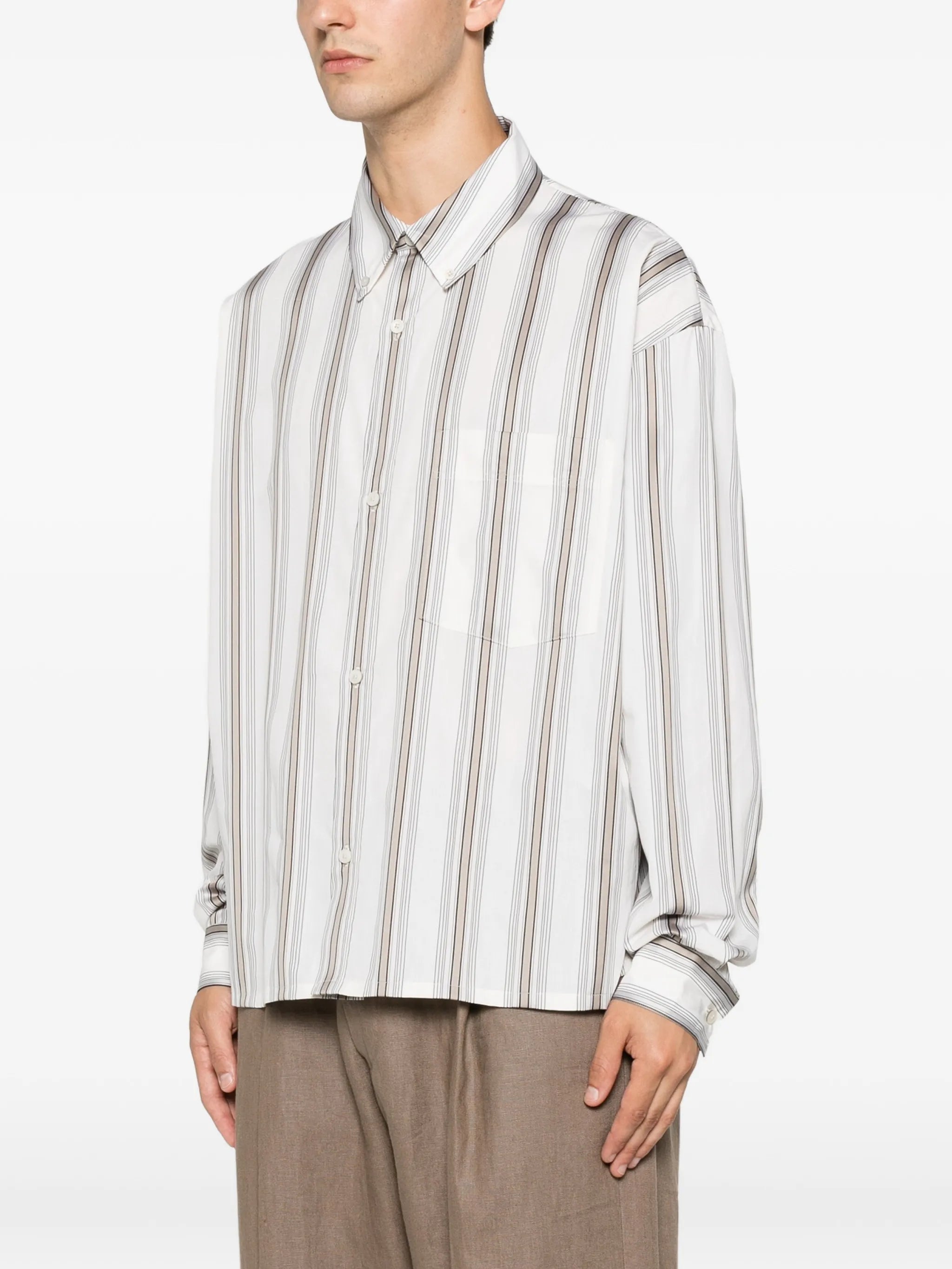 Maza stripe-print shirt