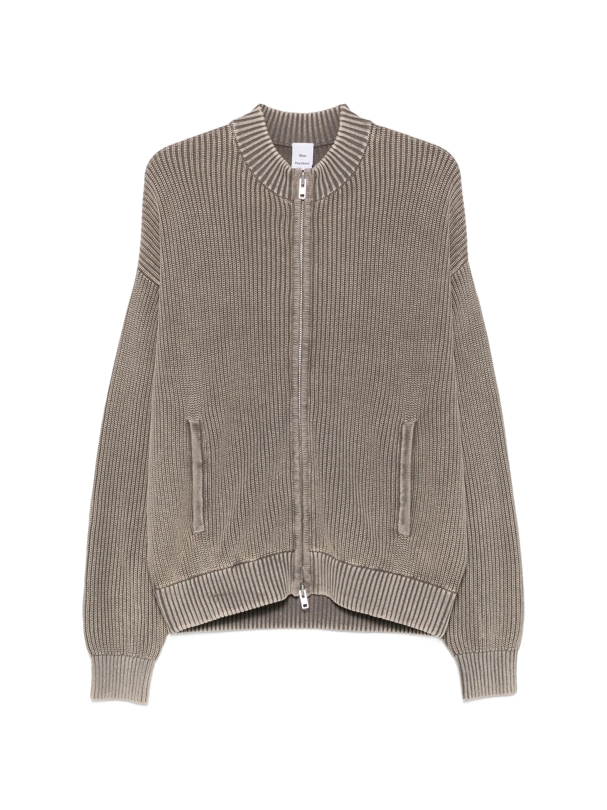Bradley zip-up cardigan