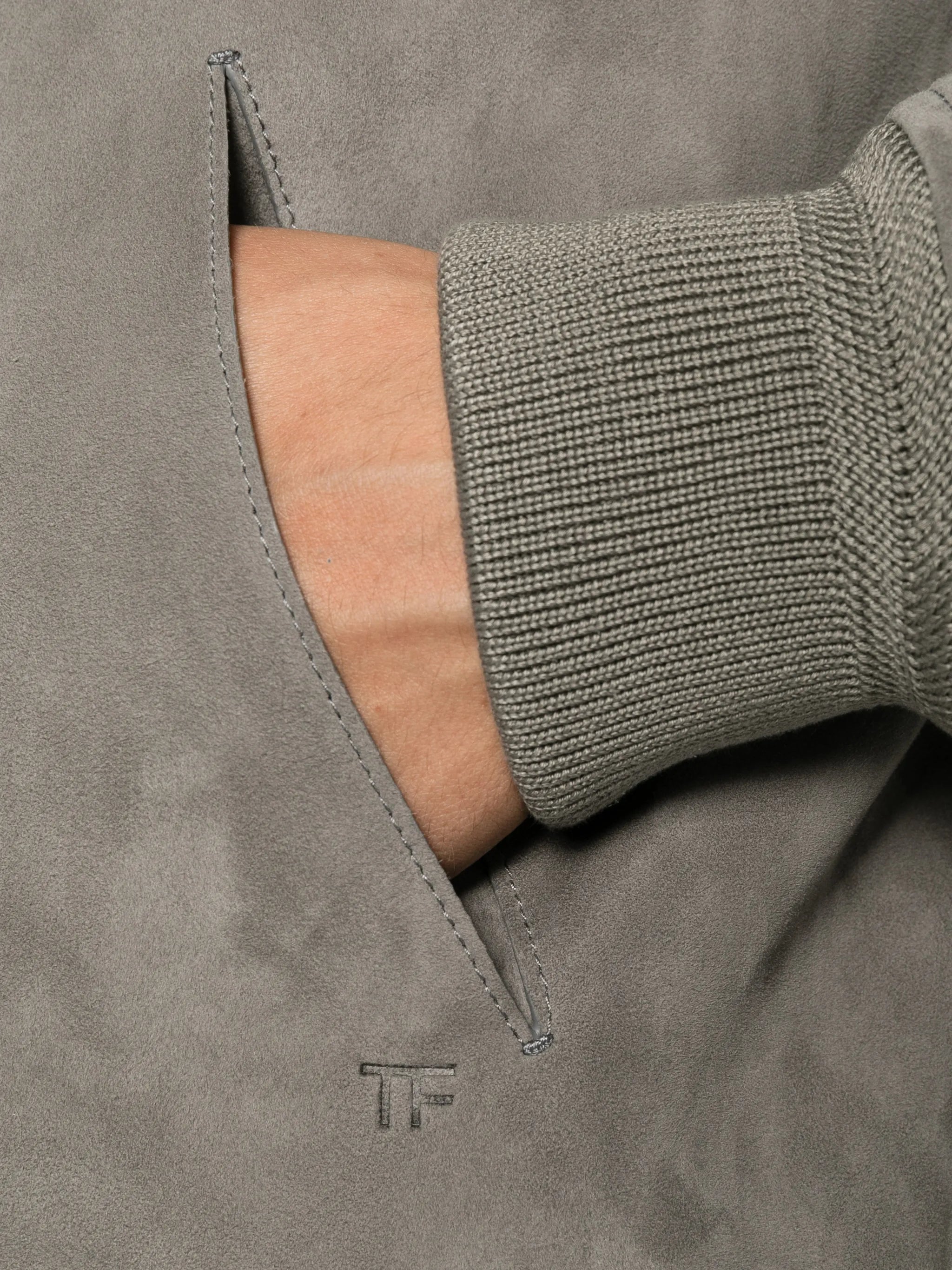 zip-pocket bomber jacket