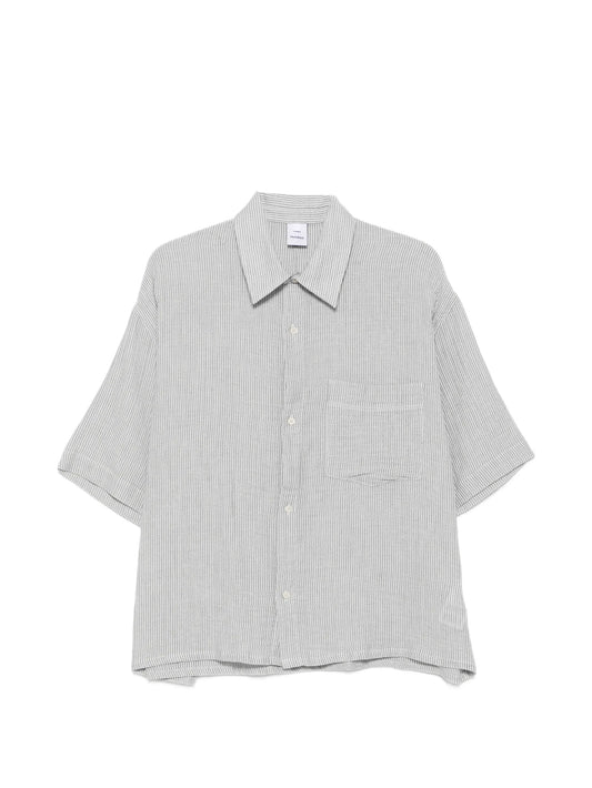 striped short-sleeve shirt