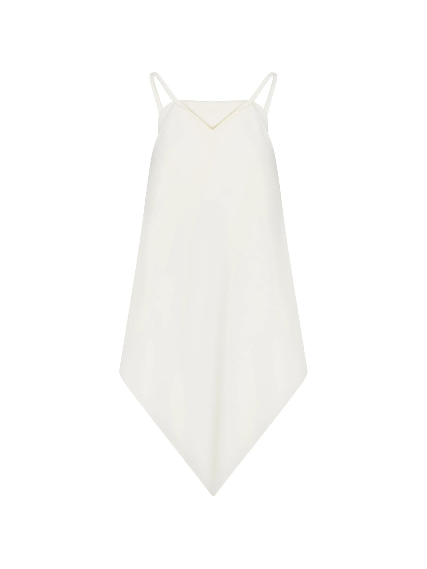 V-neck spaghetti-strap blouse
