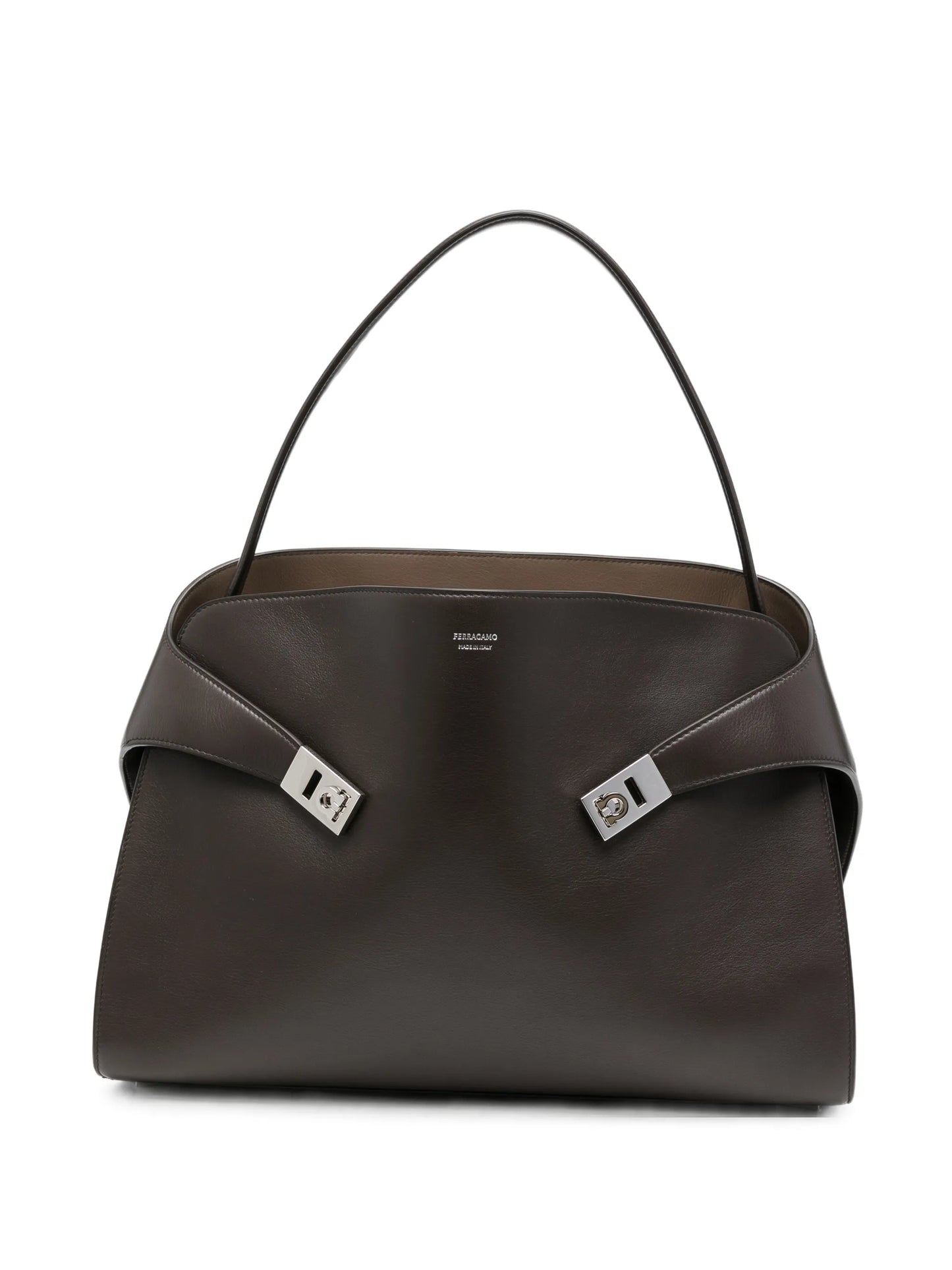 Hug Soft bi-color calfskin shoulder bag