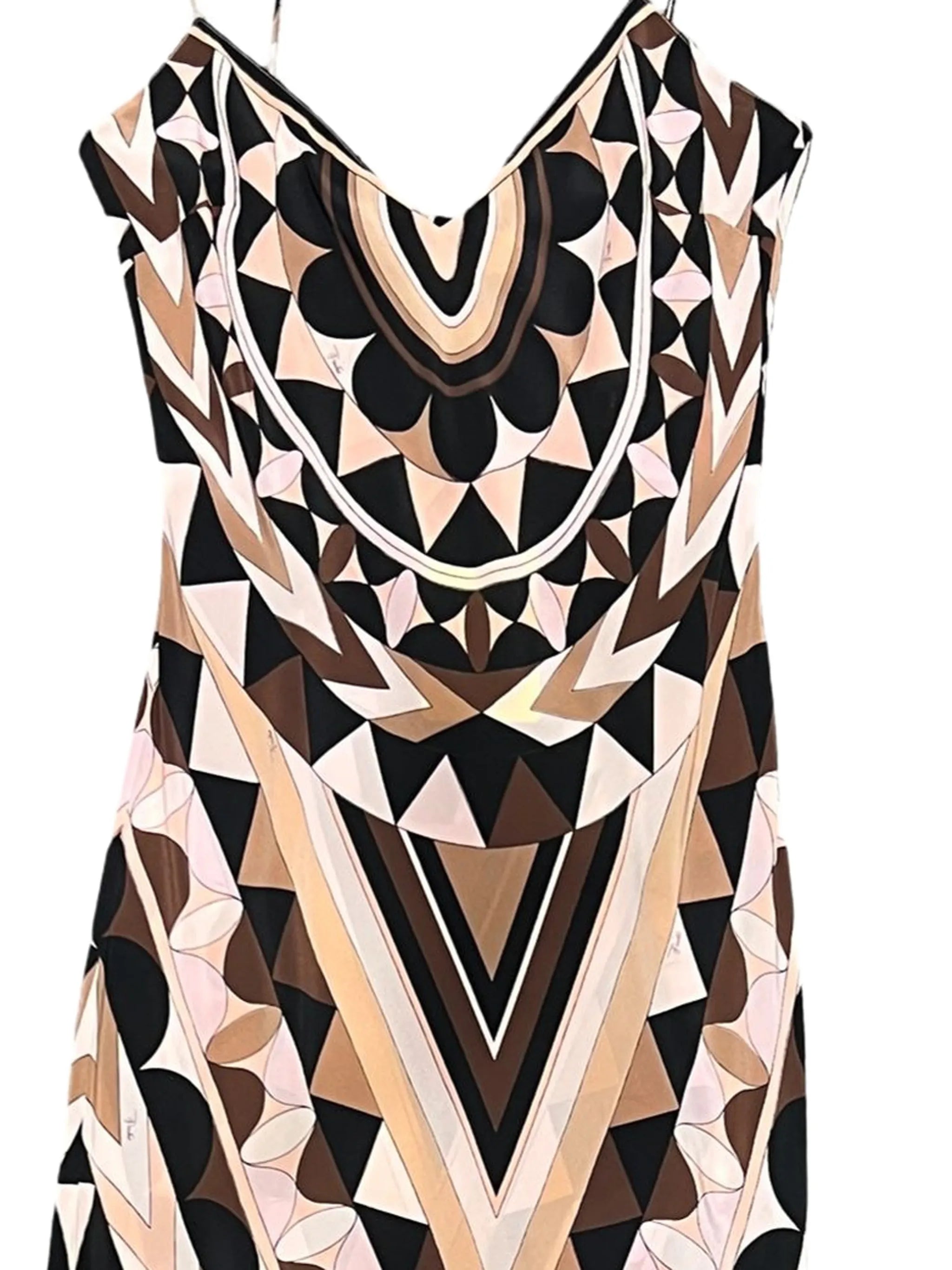 geometric-pattern dress