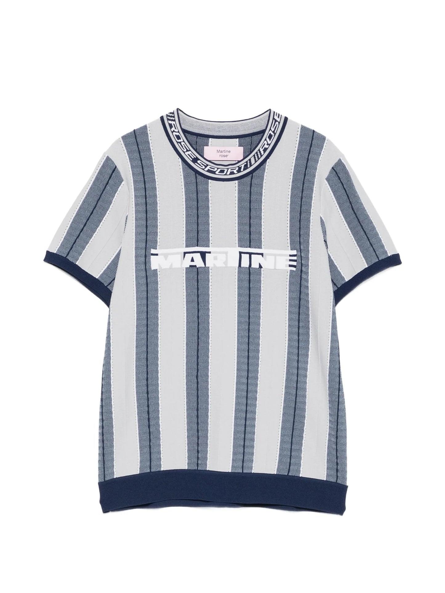 striped graphic T-shirt