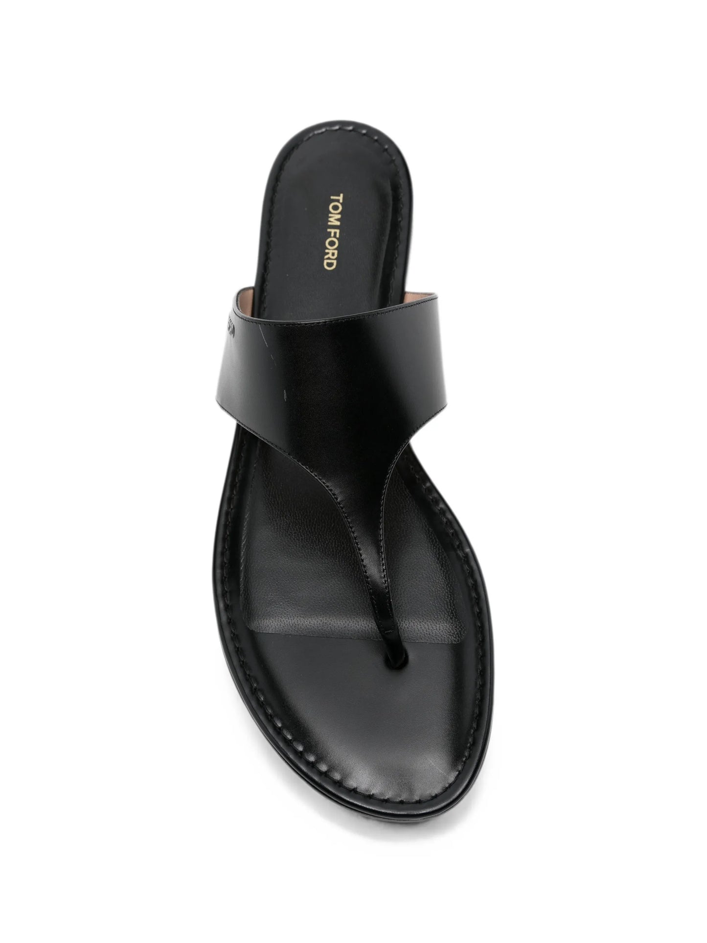 Lina thong-strap leather flat sandals