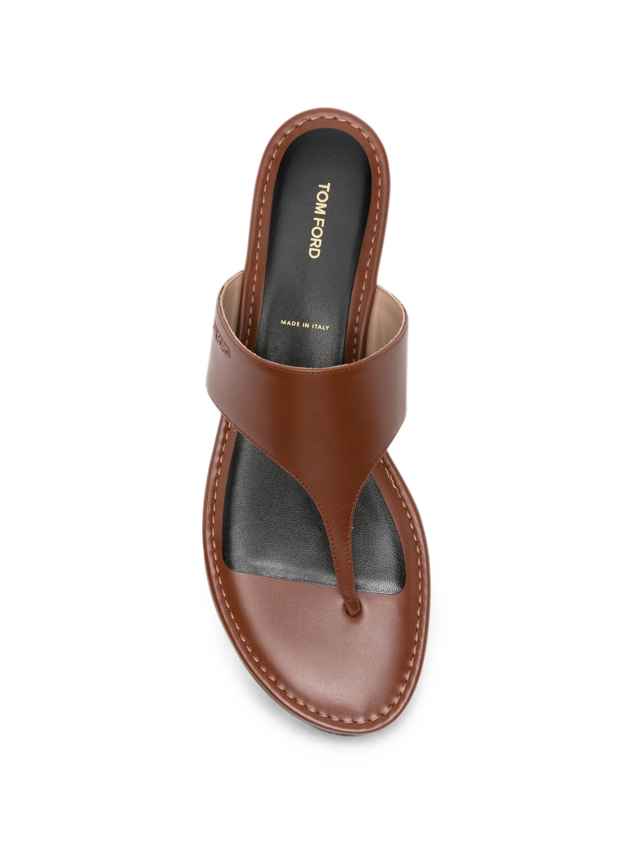 open-toe leather sandals