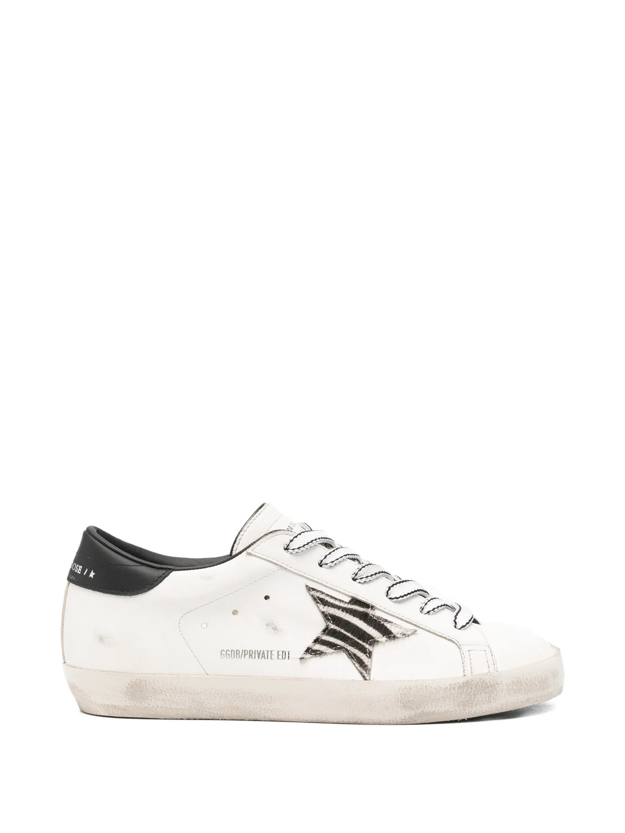 x Best Luxury Shop superstar zebra-print sneakers