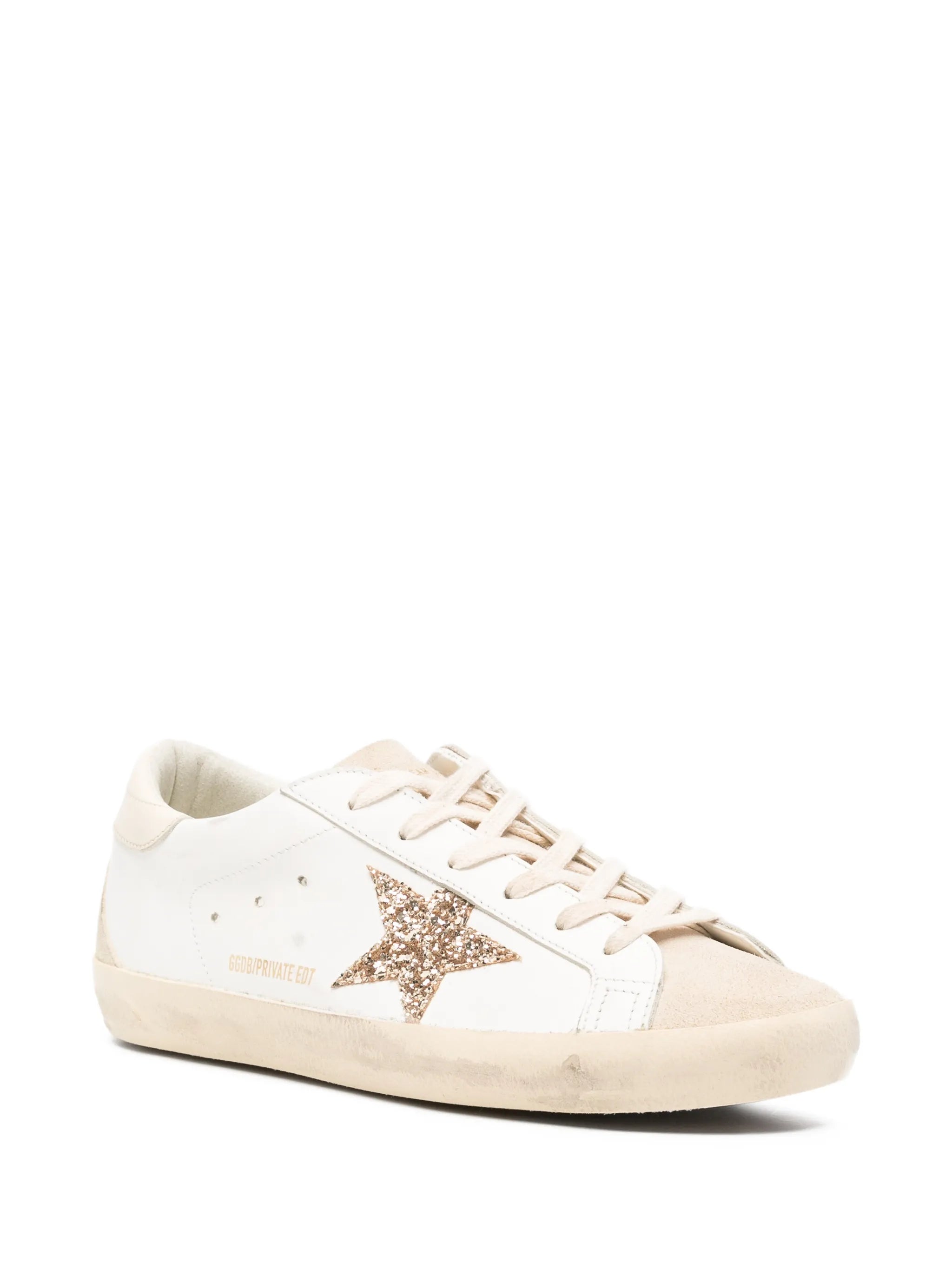 x Best Luxury Shop superstar glitter-patch sneakers