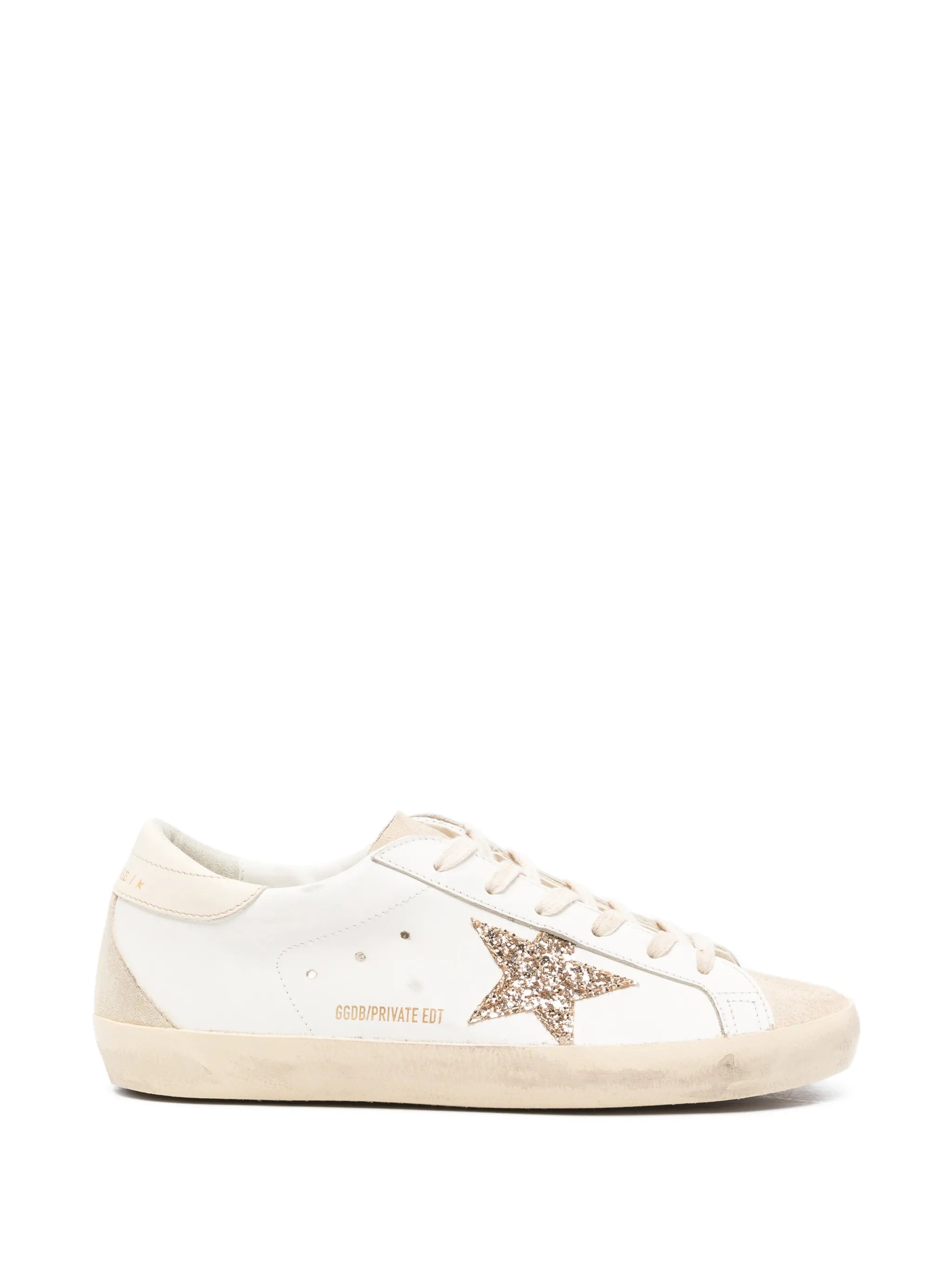 x Best Luxury Shop superstar glitter-patch sneakers
