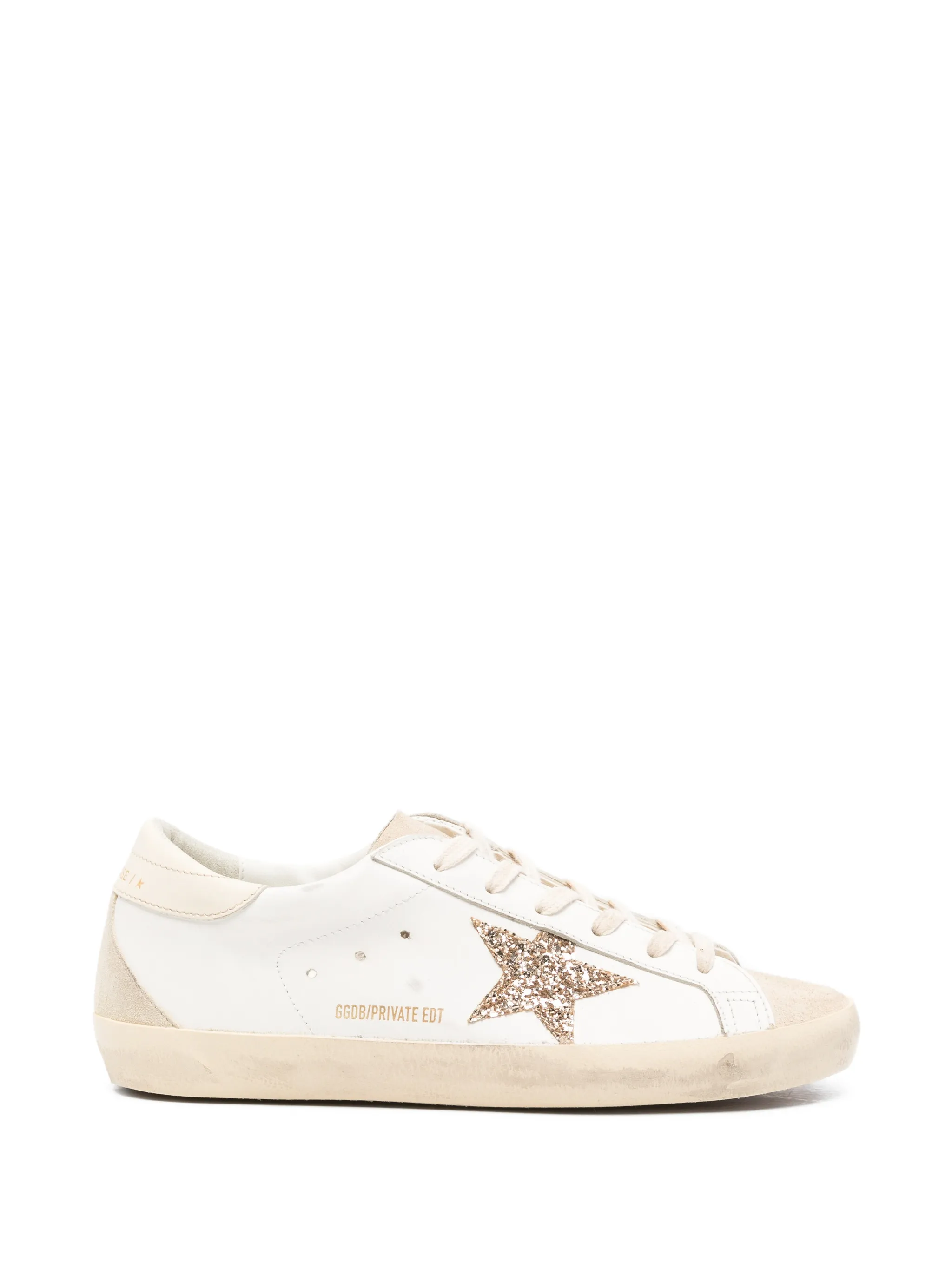 x Best Luxury Shop superstar glitter-patch sneakers