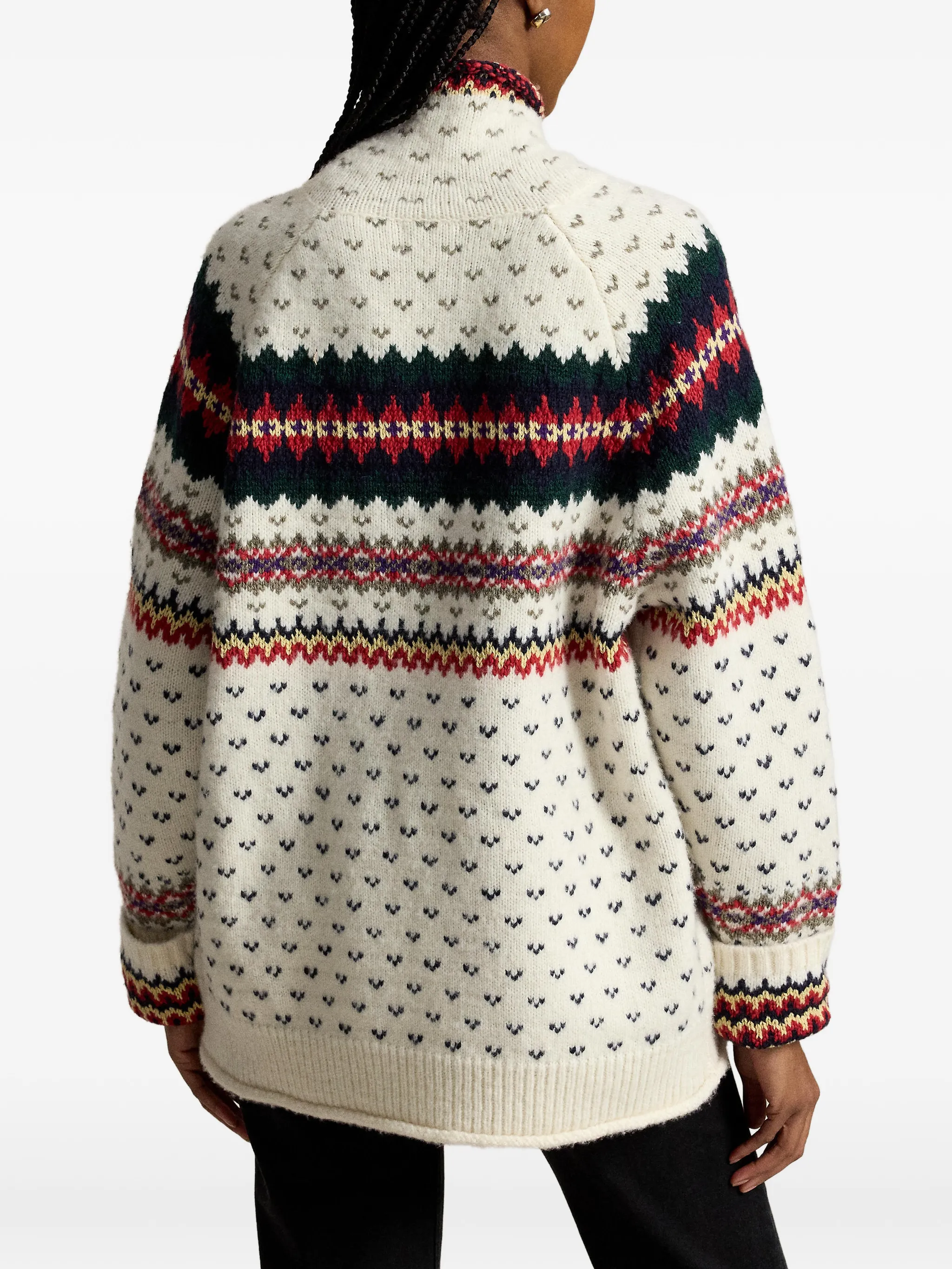 Fair Isle roll-neck sweater