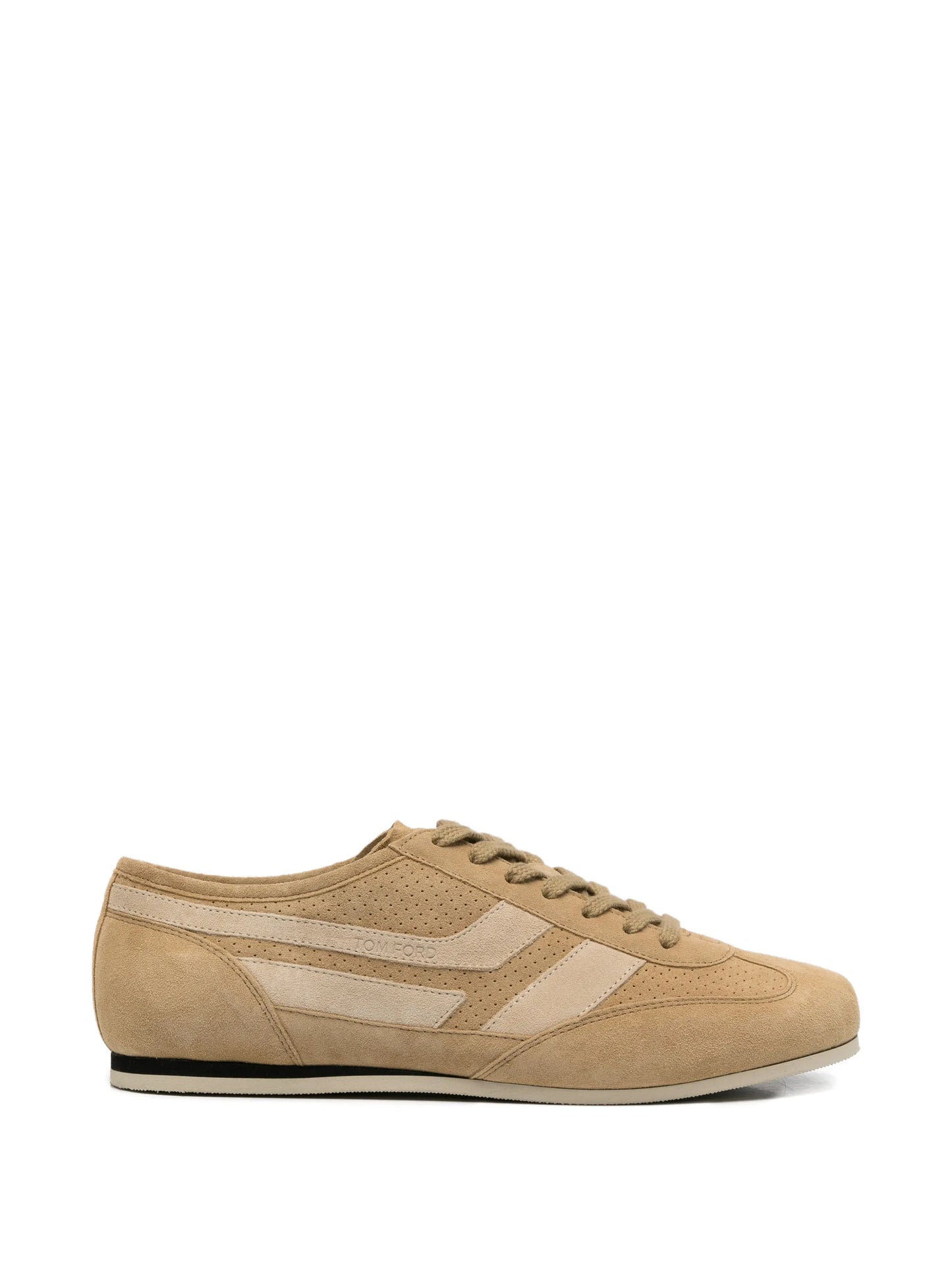 perforated panelled sneakers